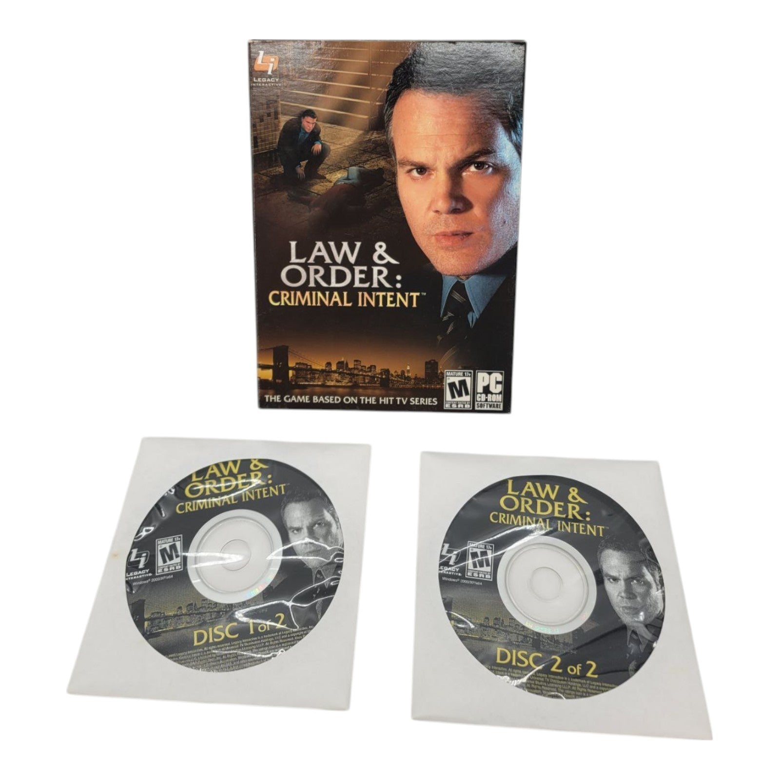 Legacy Interactive Law & Order Criminal Intent PC CD Game 2005 2000/XP/x64
