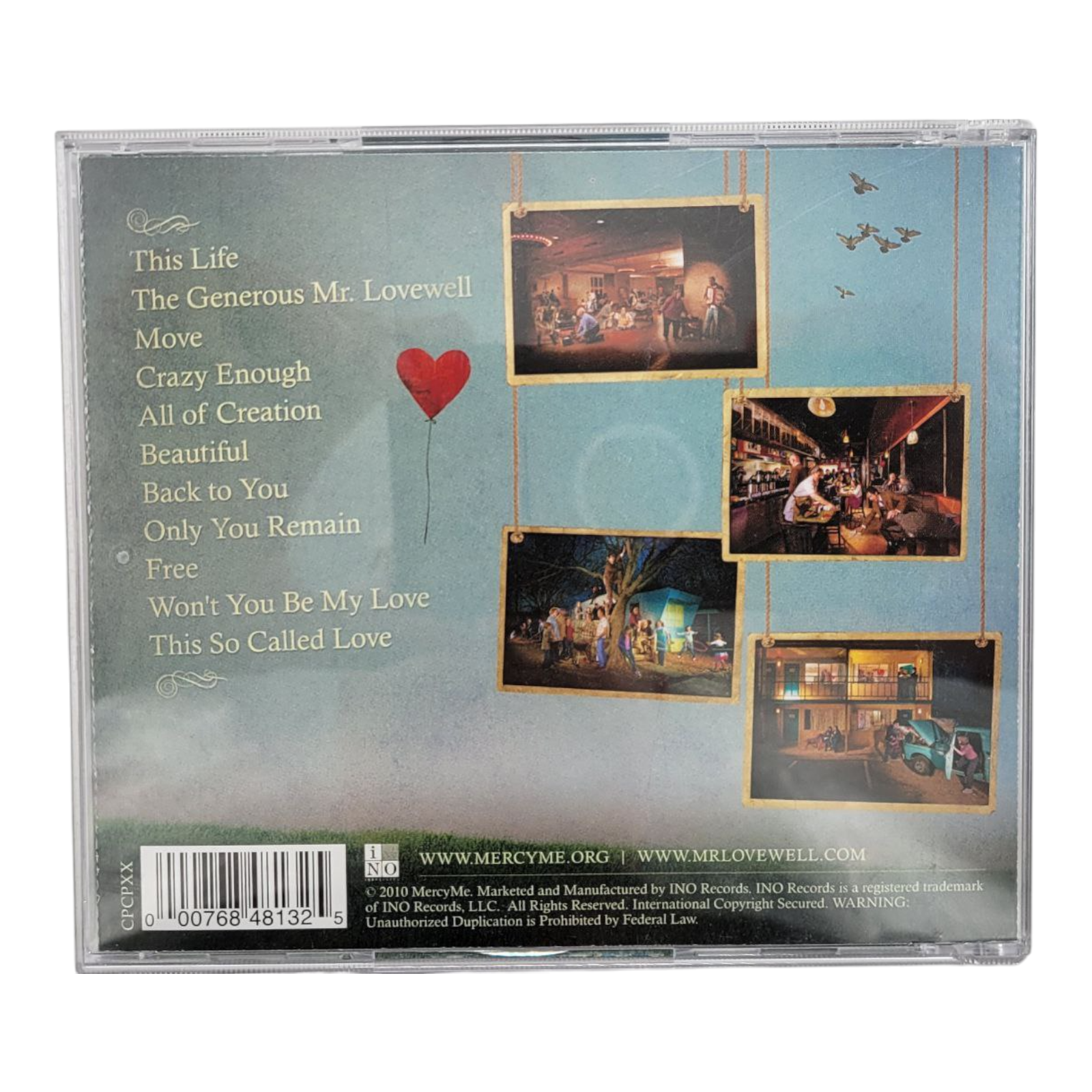 MercyMe Coming Up To Breathe and The Generous Mr Lovewell 2 CD Bundle