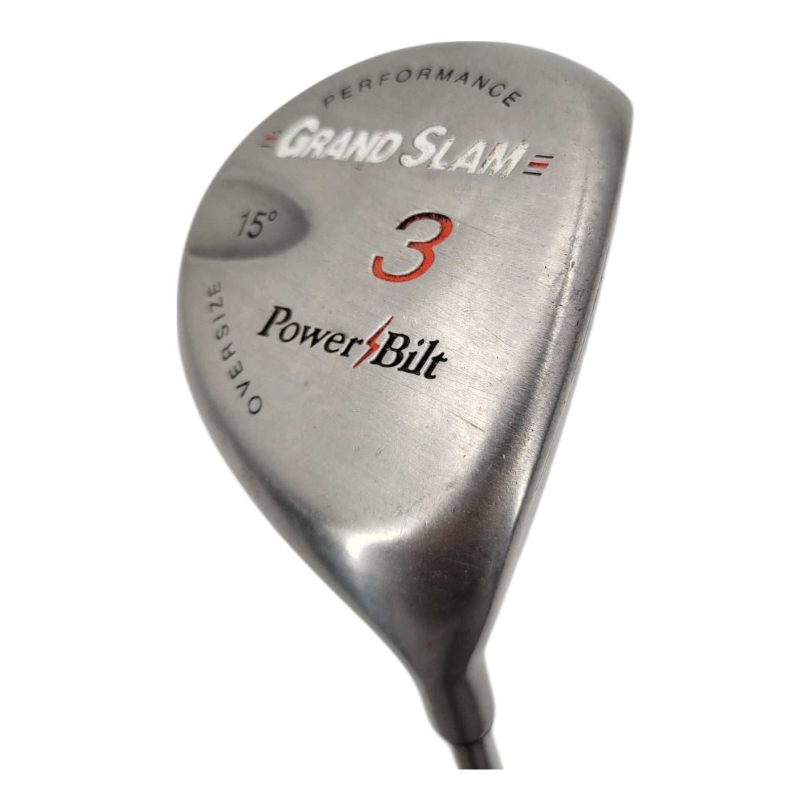 PowerBilt Grand Slam Oversize 3 Wood 15° Golf Club Mens RH Steel Shaft 43"