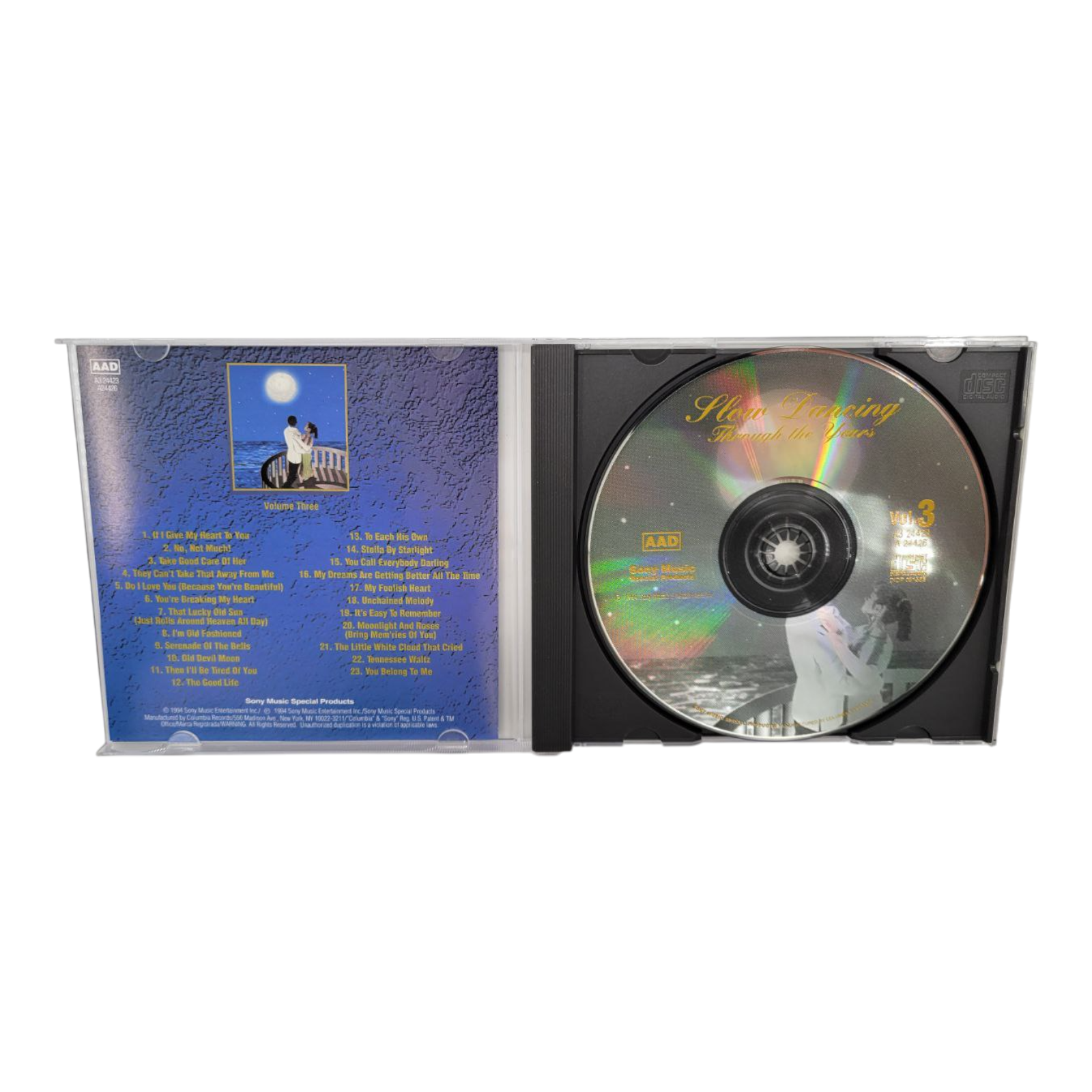 Slow Dancing Through the Years Vol 1 2 3 CD Set Bundle Sony Music 1994