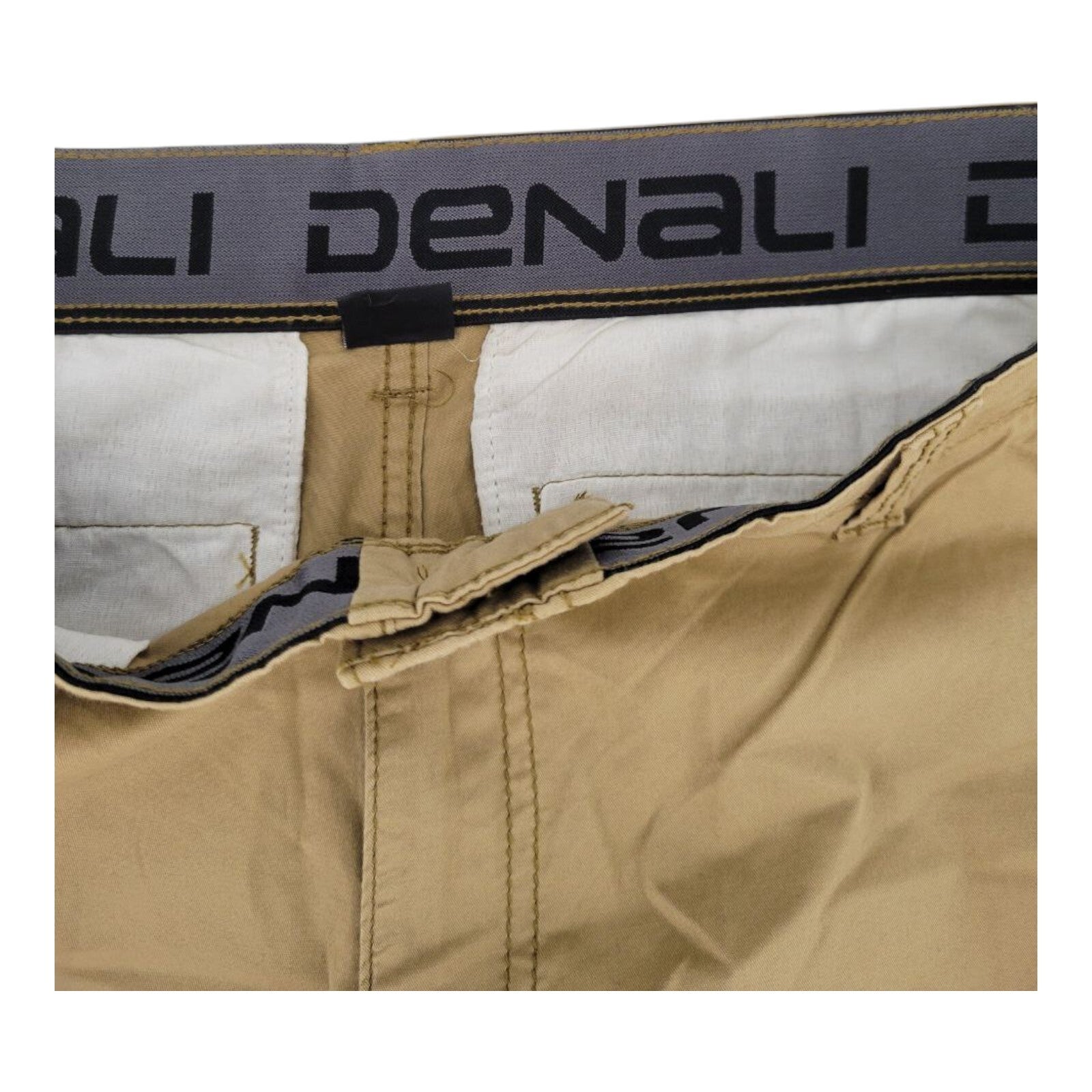 Denali Khaki Chino Pants Mens Flat Front Stretch Casual Size 32x30