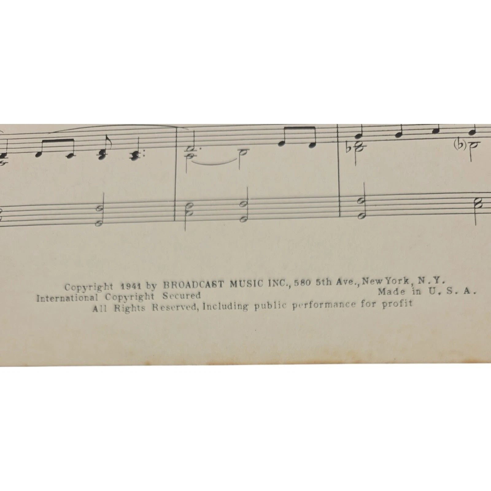 My Sister and I by Dirk Van der Heide Guitar & Piano Sheet Music 1941 Vintage