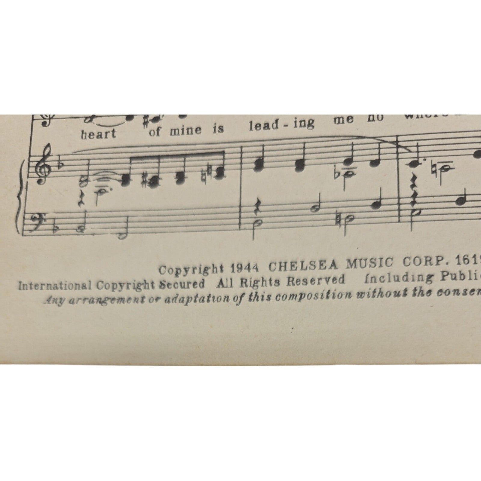 I Don't Want To Love You Like I Do feat in the Movie Lets Go Steady Sheet Music