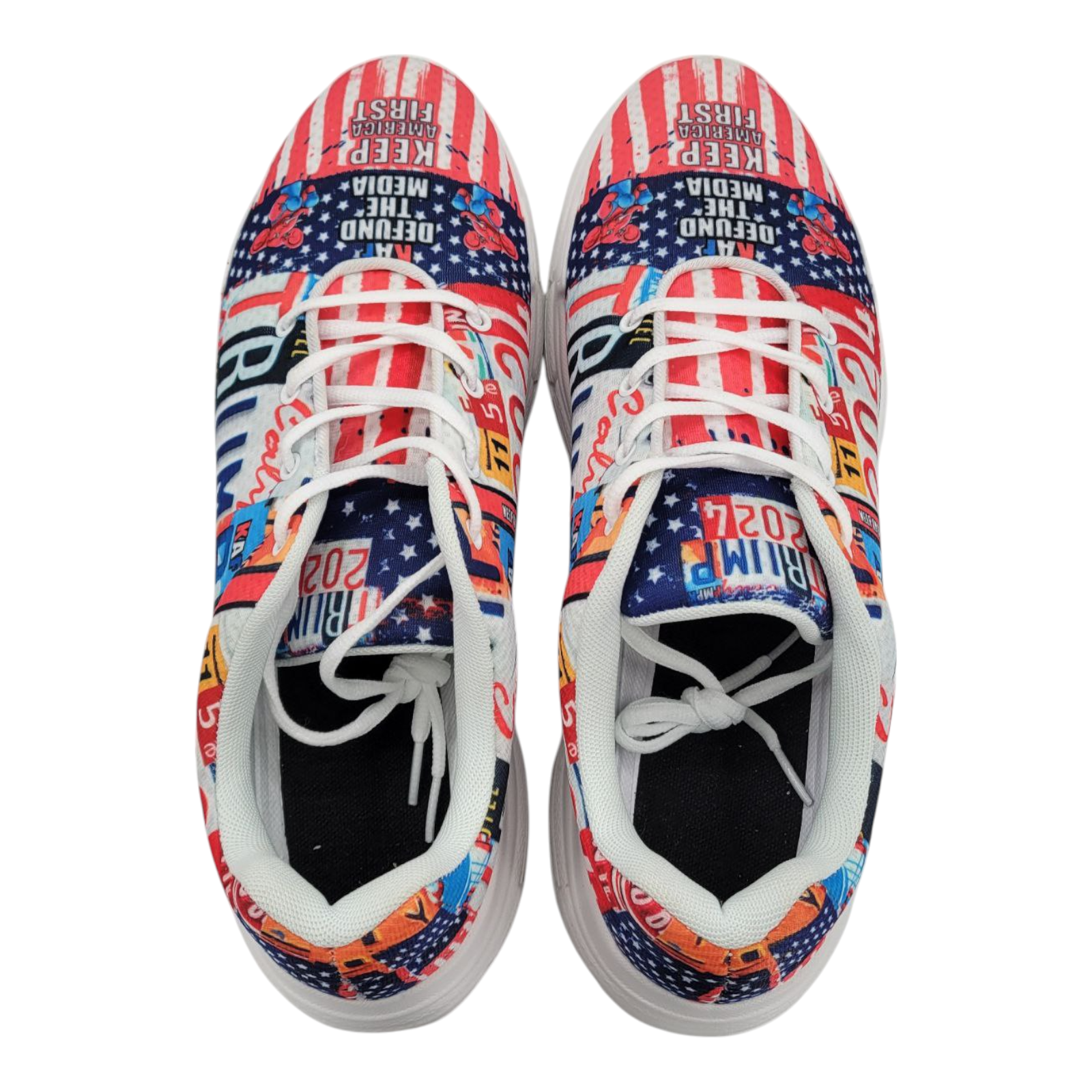 Unbranded Donald Trump 2024 Keep America First Tennis Shoes Mens Size 11.5