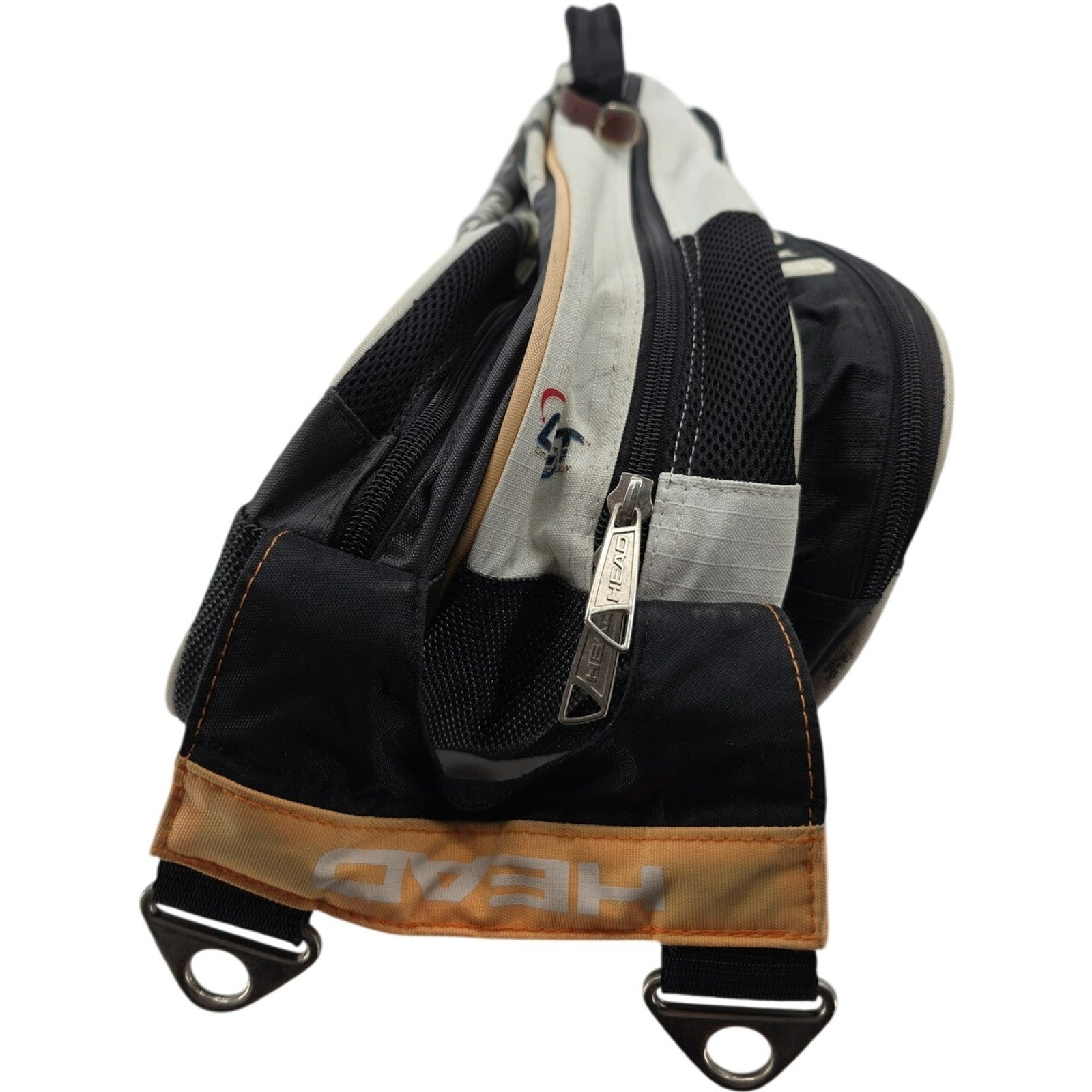 HEAD Tour Team Tennis Racquet Bag – Black/White – 3-6 Racquet Capacity 30"