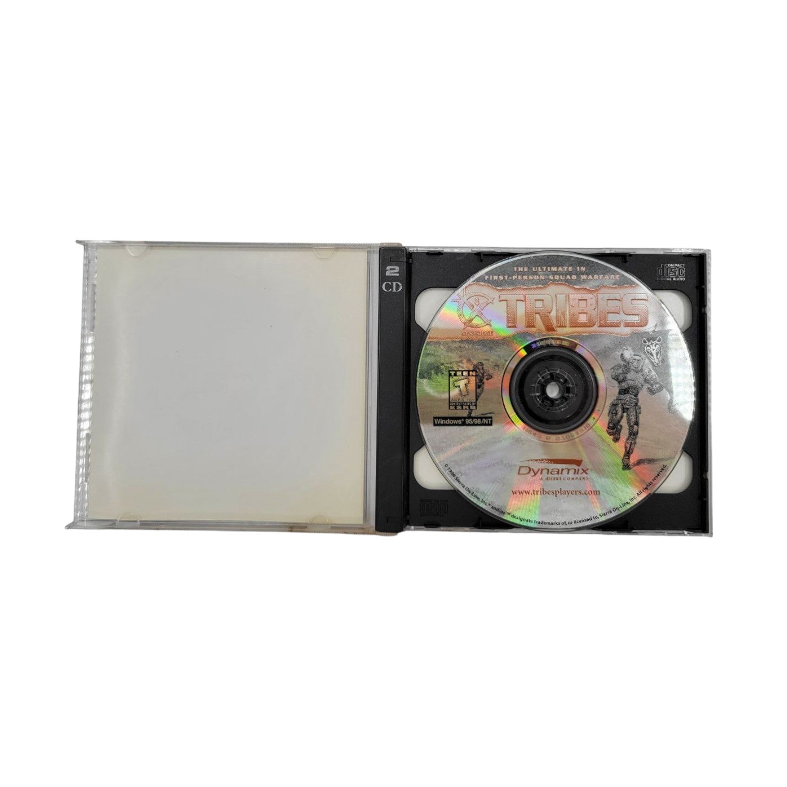 Vintage 1999 Tribes Action Pak Tribes & Starsiege PC Game 2-Disc Set by Dynamix