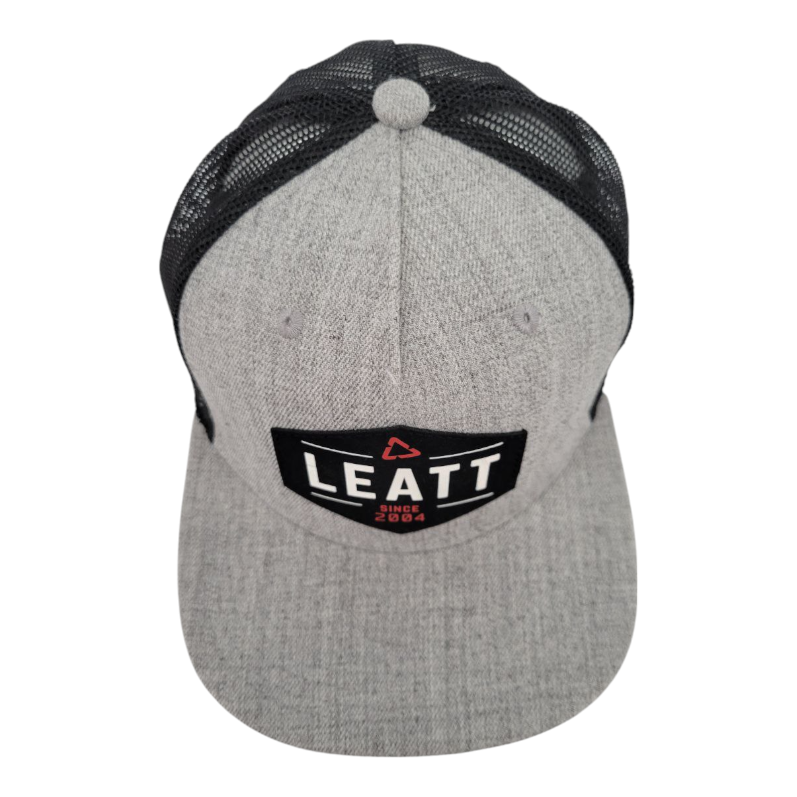 Leatt Gray Black Trucker Hat Mesh Snapback Adjustable Since 2004 RN 129018
