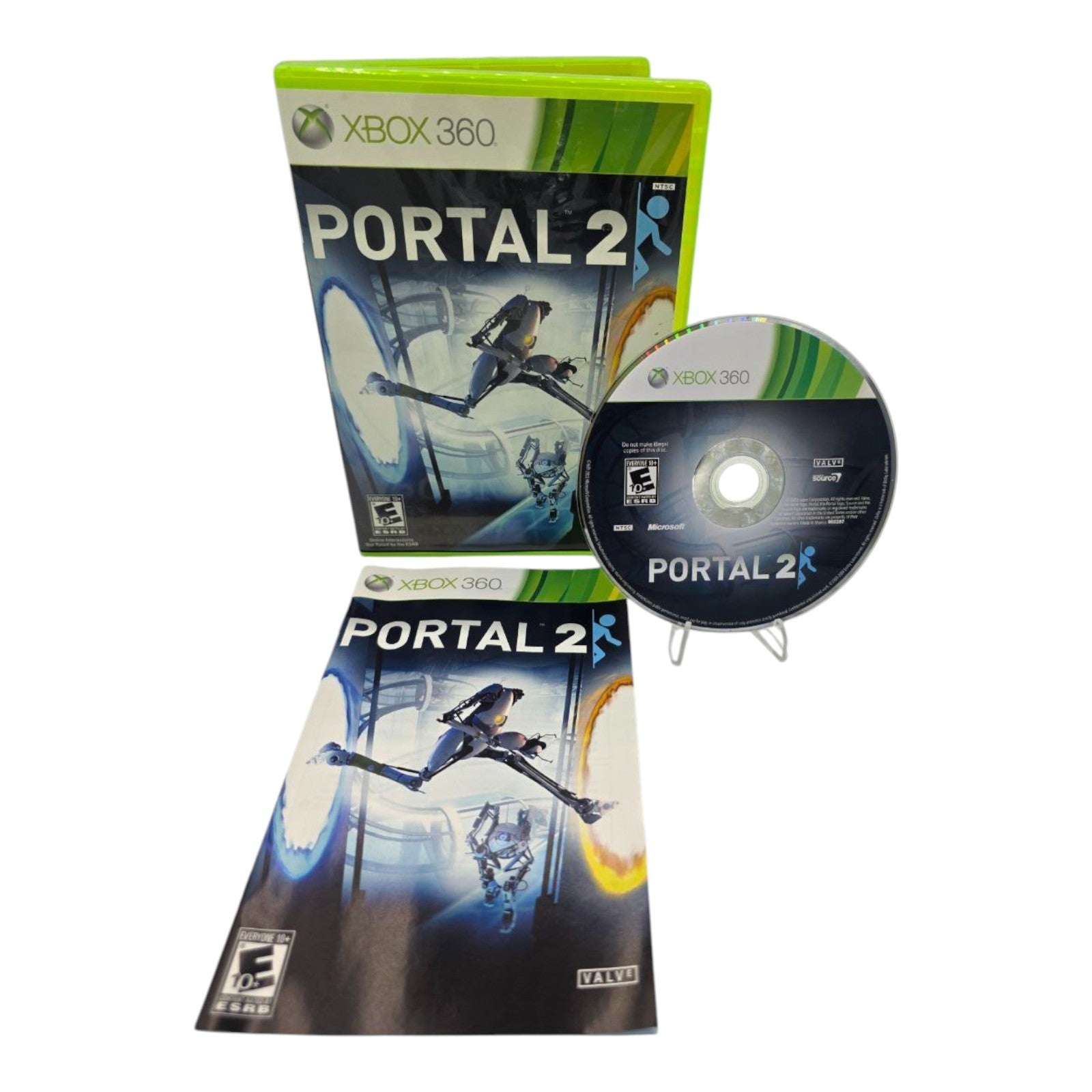 Portal 2 Xbox 360 Complete with Manual Tested 2011