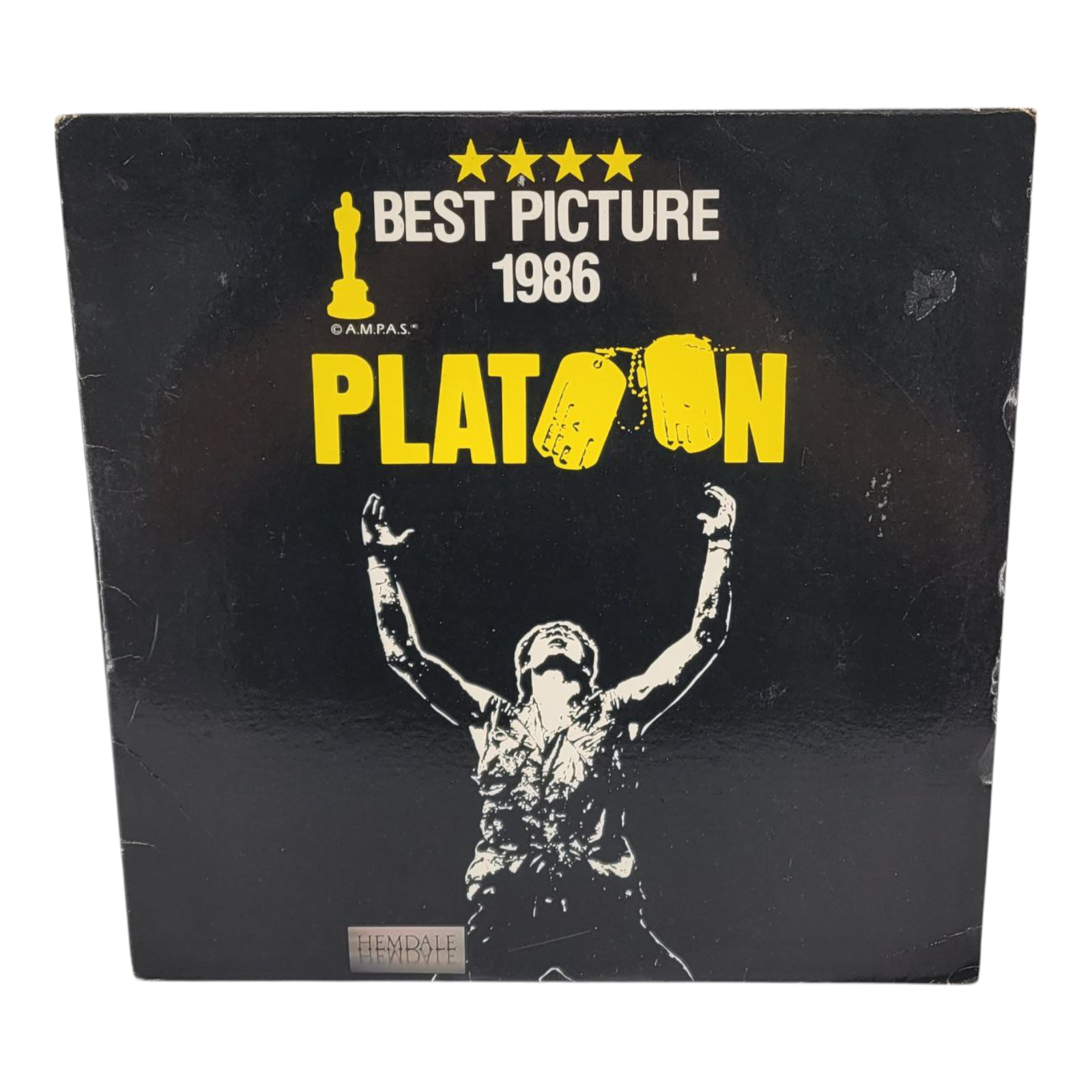 Platoon 1986 Laserdisc HBO Video Charlie Sheen Oliver Stone Willem Dafoe