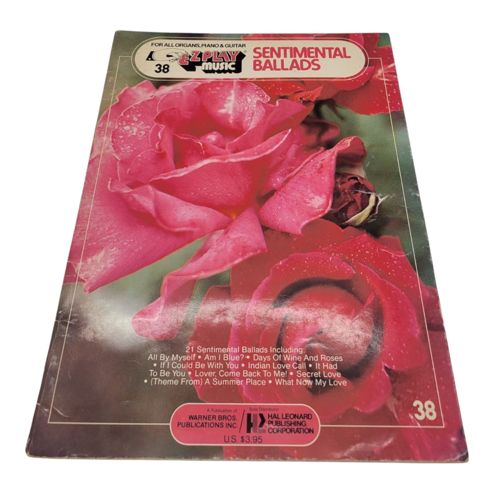 Vintage 1977 EZ Play Today #38 Sentimental Ballads Sheet Music Songbook