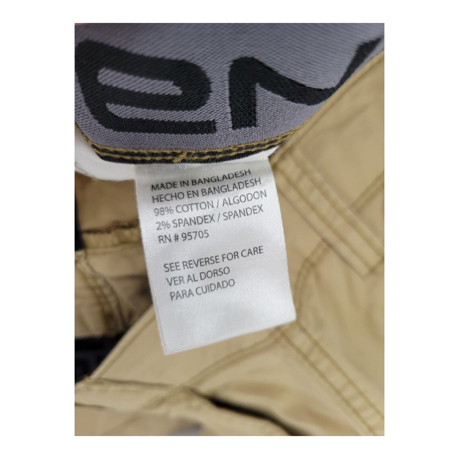 Denali Khaki Chino Pants Mens Flat Front Stretch Casual Size 32x30