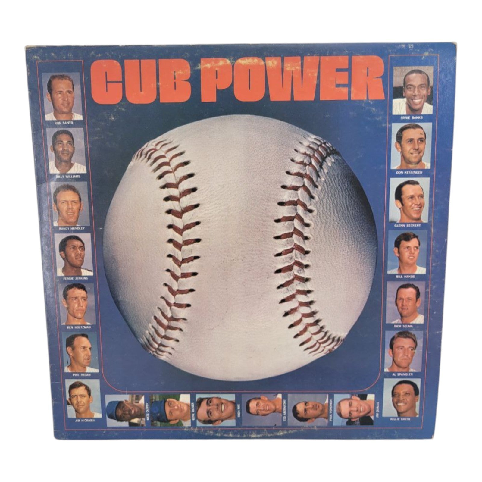 Cub Power LP 1969 Chicago Cubs Quill Records Q-800-1001 Bleacher Bums Eight