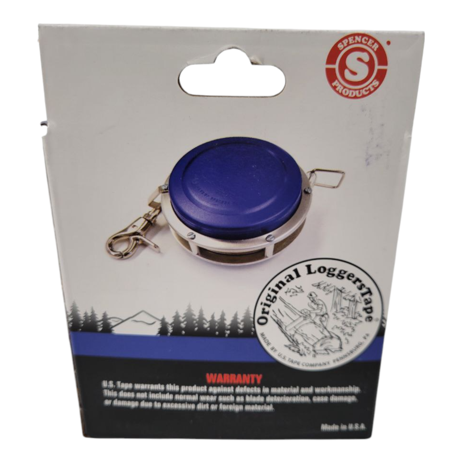 Spencer 100´ English Loggers Tapes with Loop End Model 900DC