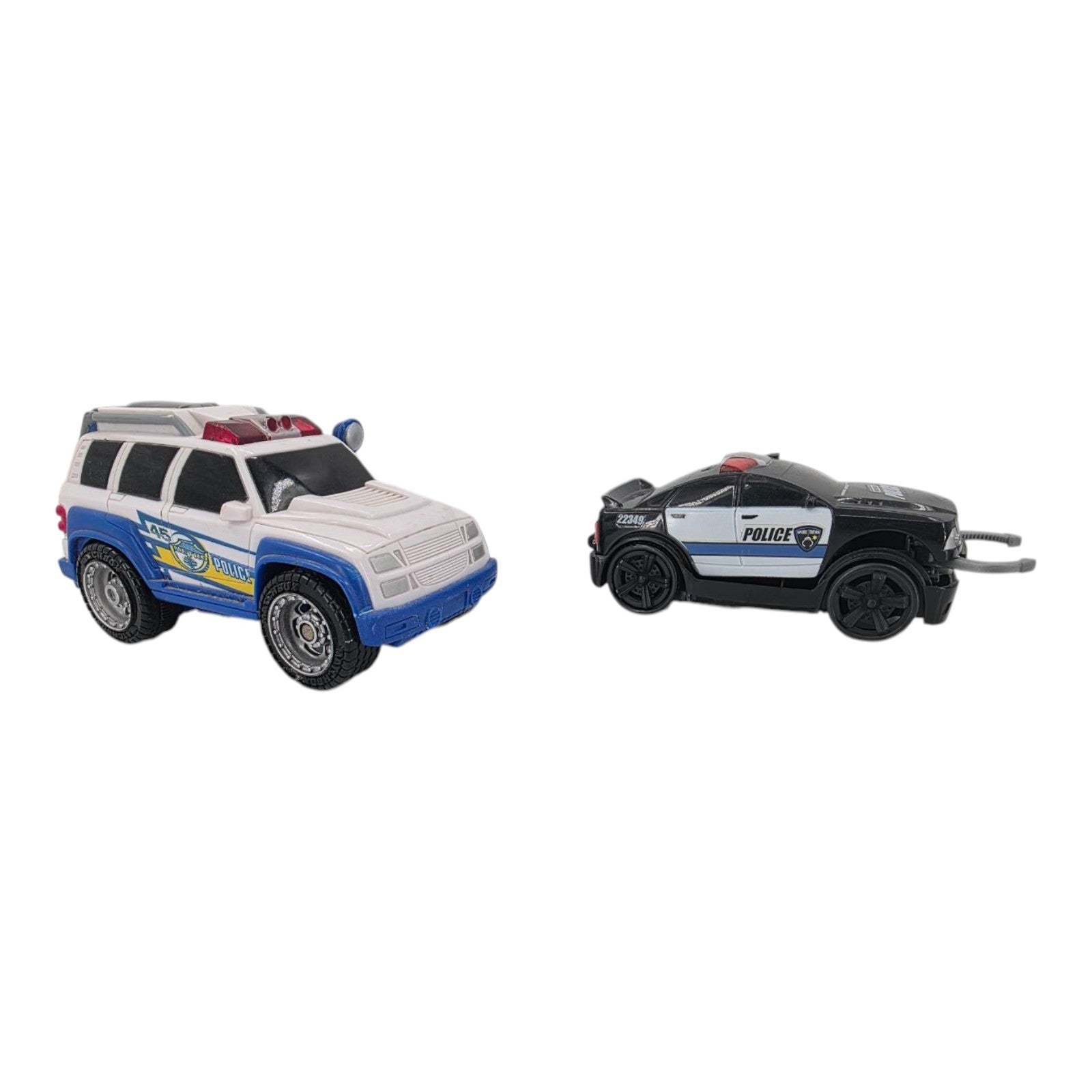 Police Law Enforcement Vehicle Pair - Non Functional - For Display Only