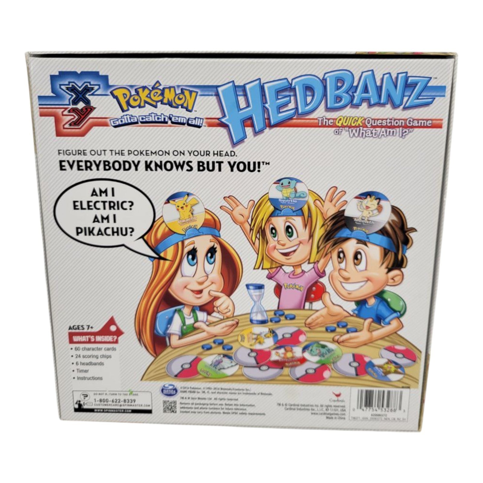 Pokémon Hedbanz Game X&Y Edition by Cardinal – 3 Cards Missing