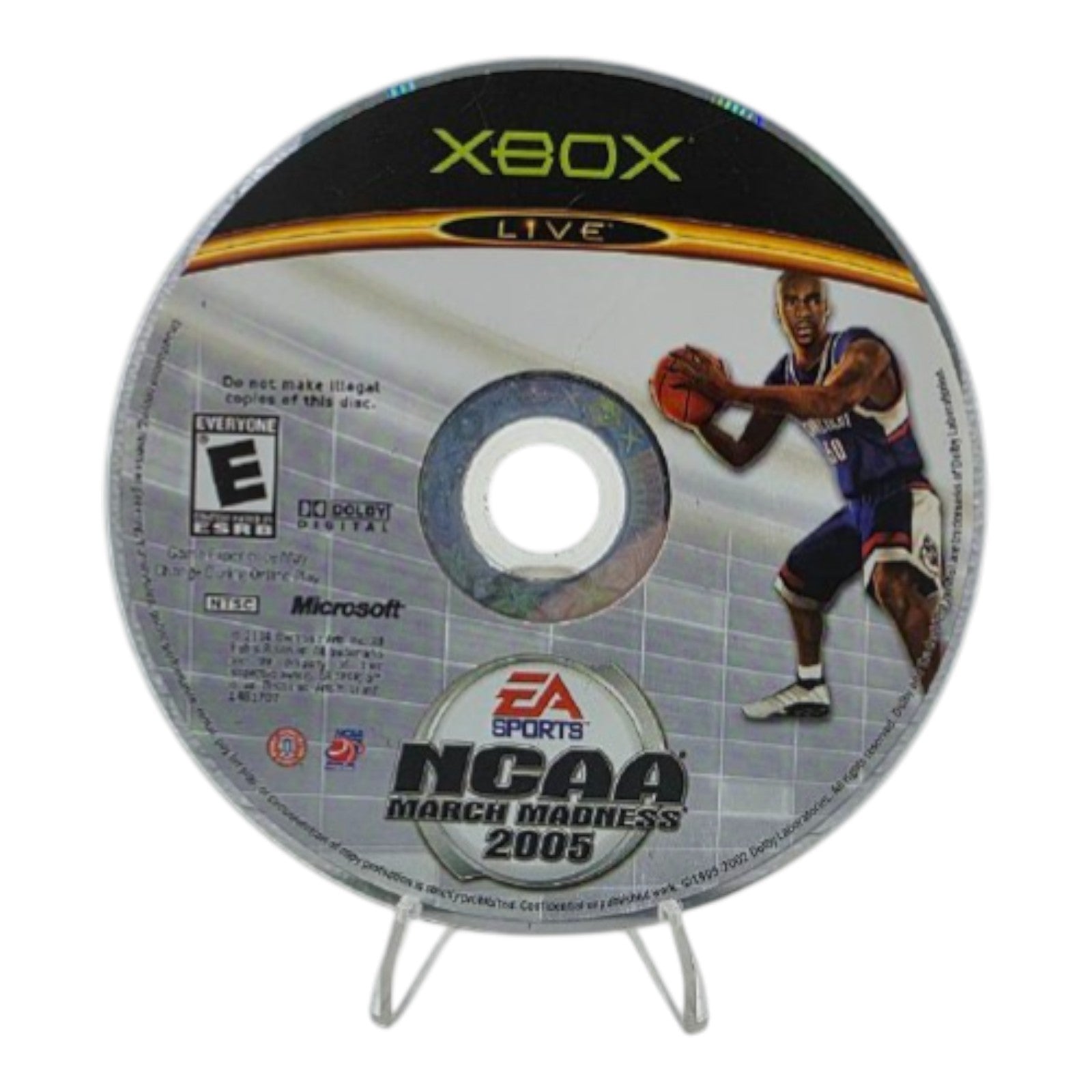 NCAA March Madness Microsoft Xbox Game 2004 Disc Only