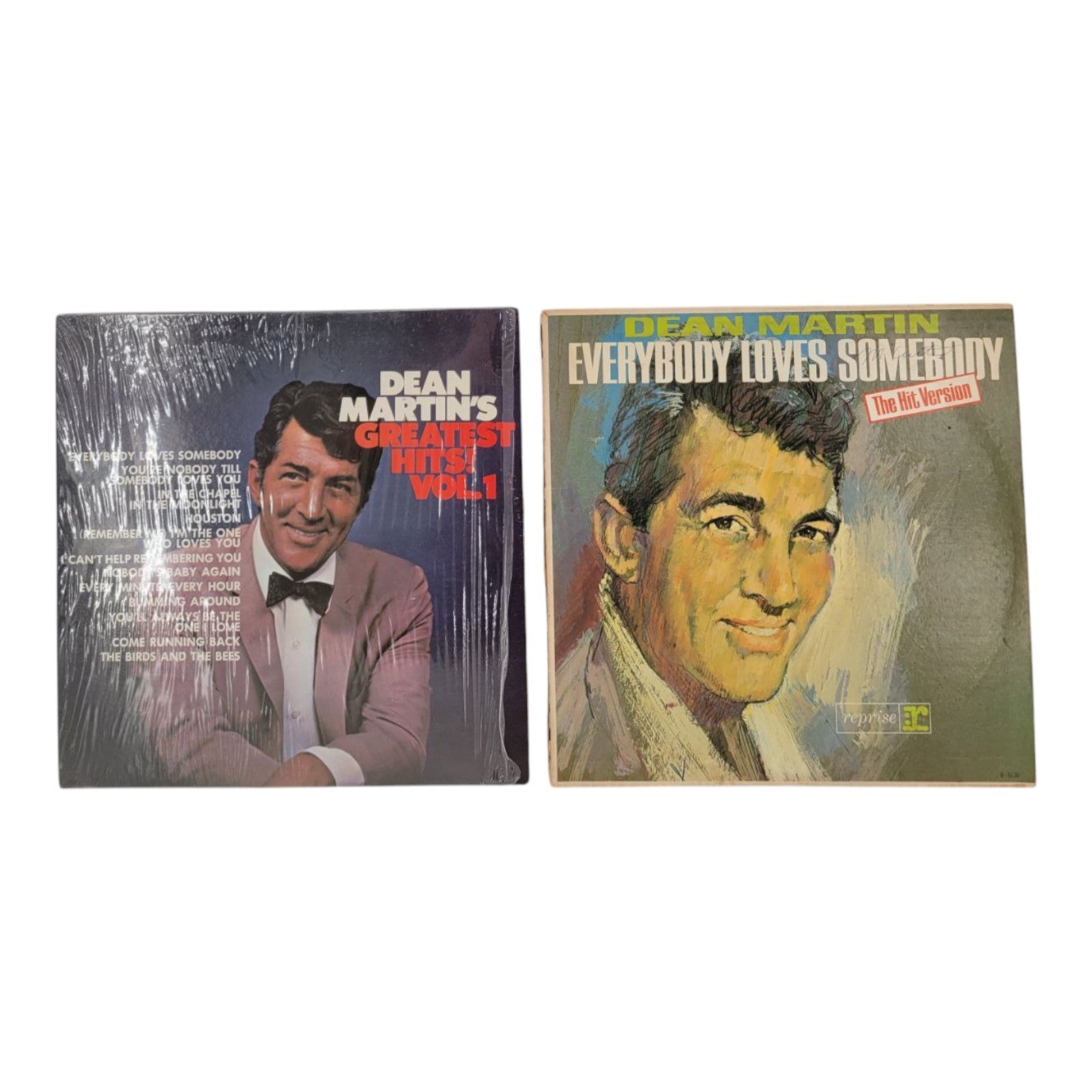 Dean Martin Greatest Hits Vol I And Everbody Loves Somebody 2 Vinyl LP Album