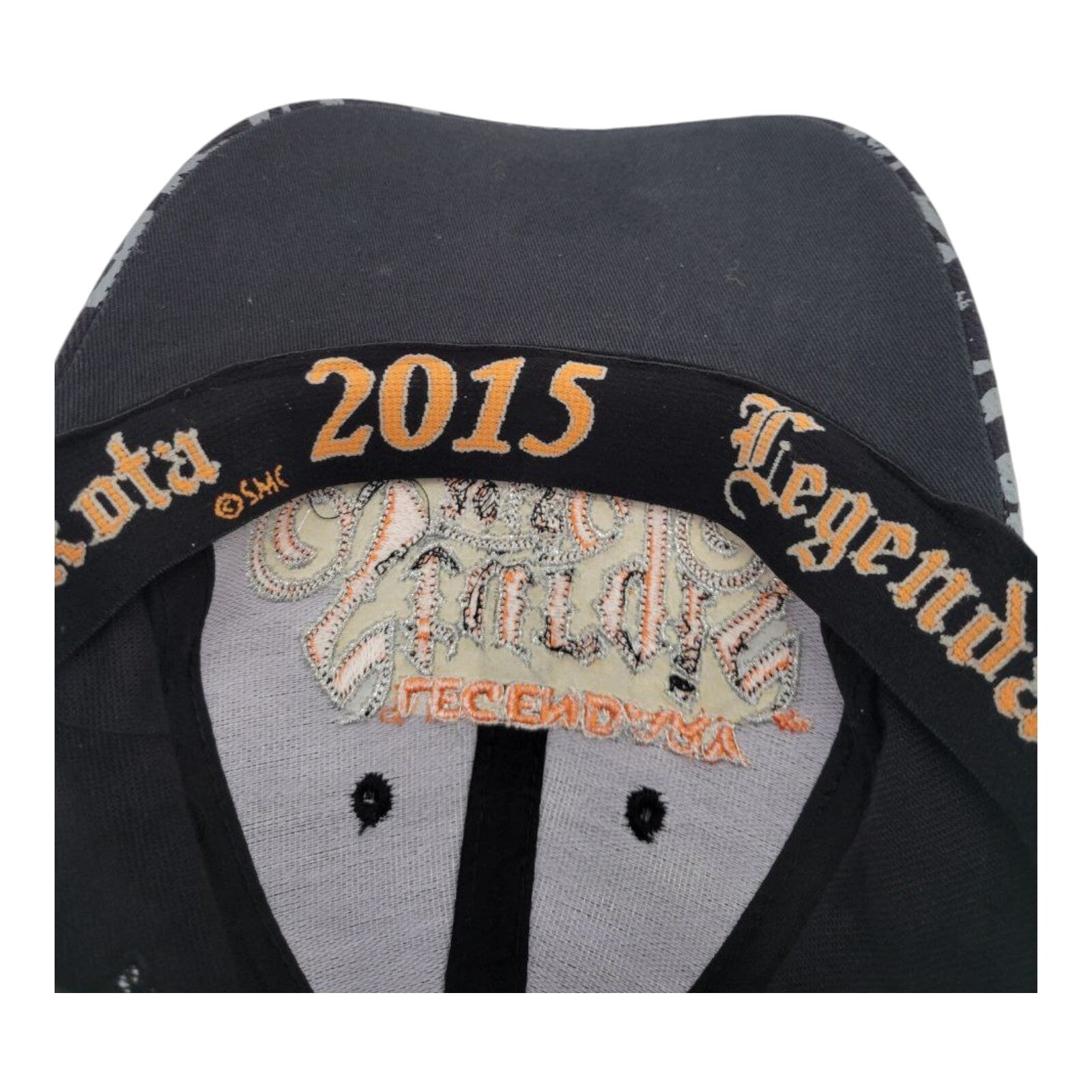 SMC Legendary Sturgis 75th Rally 2015 Black Embroidered Cap South Dakota Hat