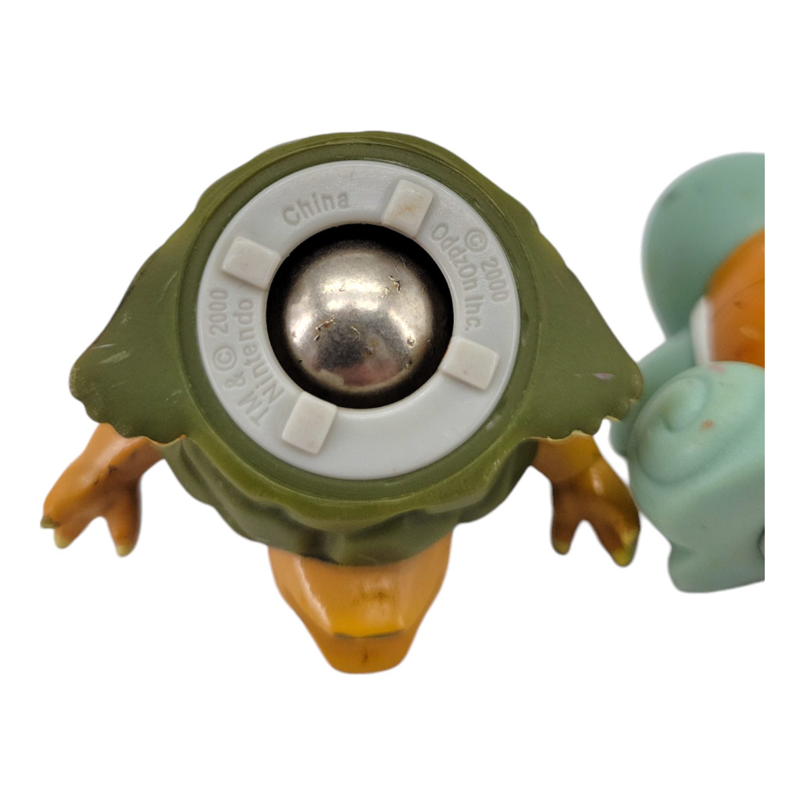 1999 Nintnendo Oddzon Inc Pokemon Squirtle Pidgeotto Golem Roller Slider Toy