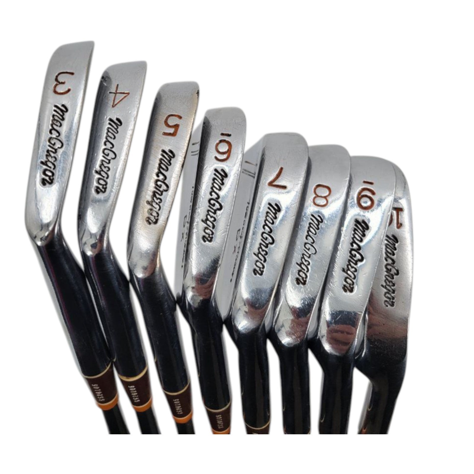 MacGregor Tourney Master DX RH Iron Set 3-10 Steel Shaft 8 Club Bundle