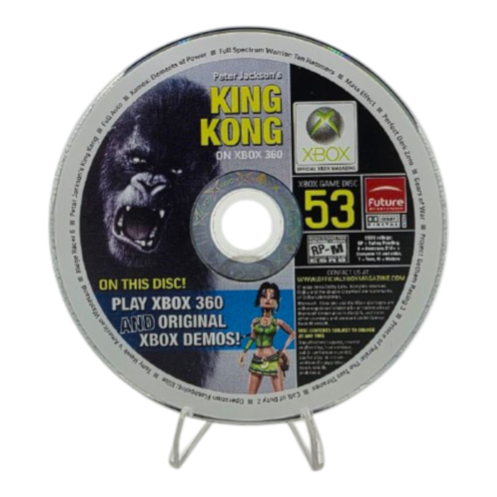 King Kong Official Xbox Magazine Demo Disc 53 Xbox & Xbox 360 Tested