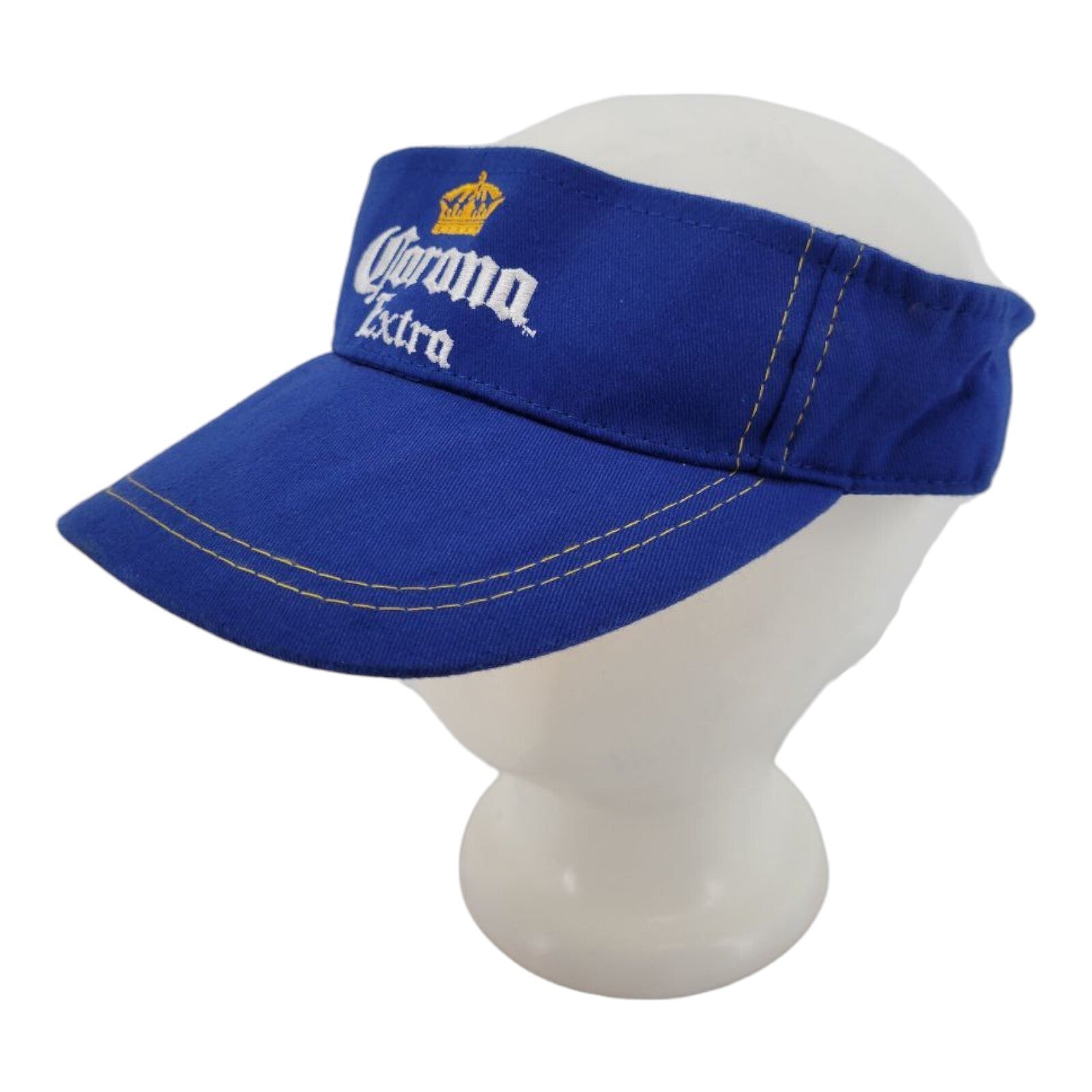 Corona Extra Beer Visor Blue Adjustable Sun Protection Sun Hat Beach Golf Cap