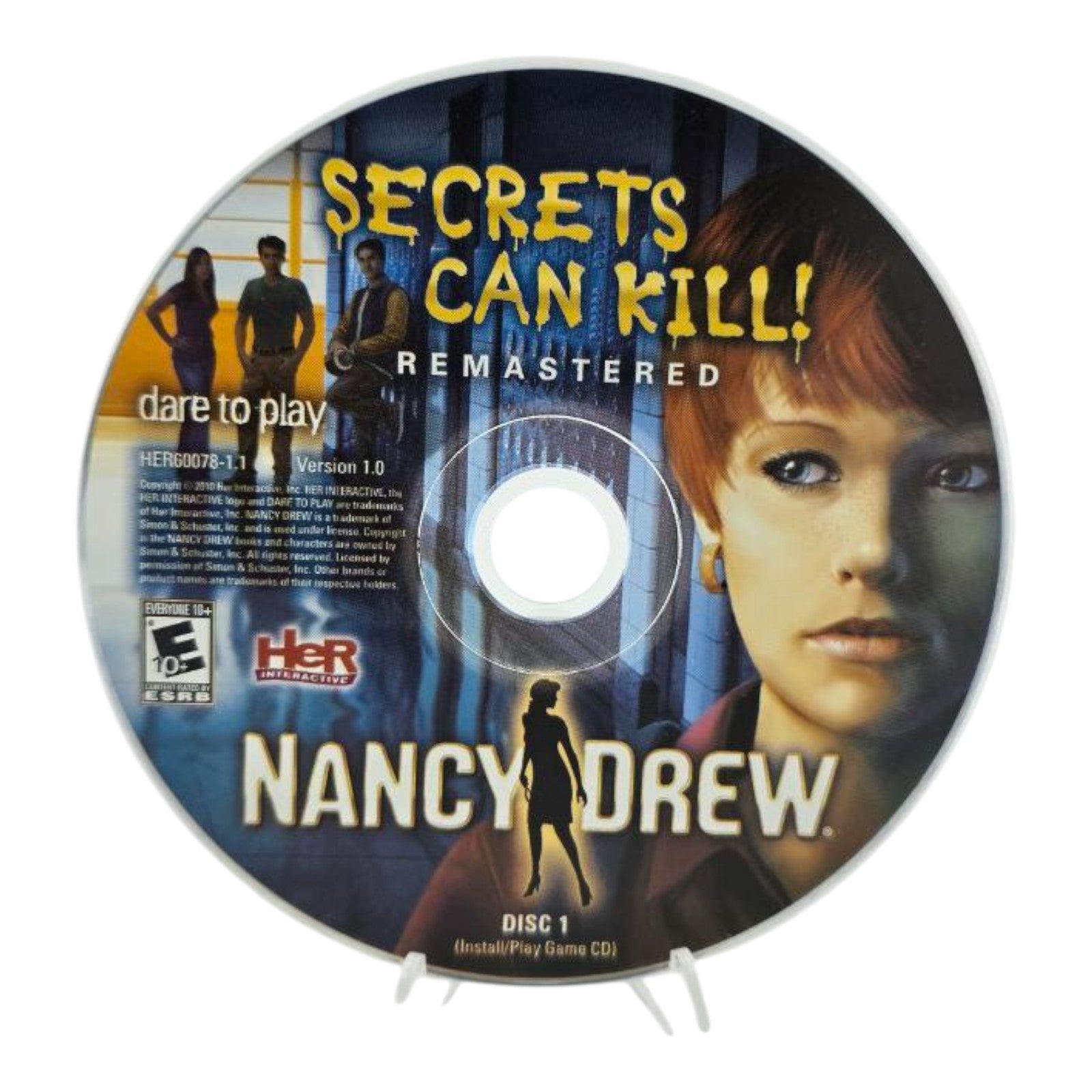 Nancy Drew Secrets Can Kill Remastered New Ending PC/Mac CD ROM Game Complete