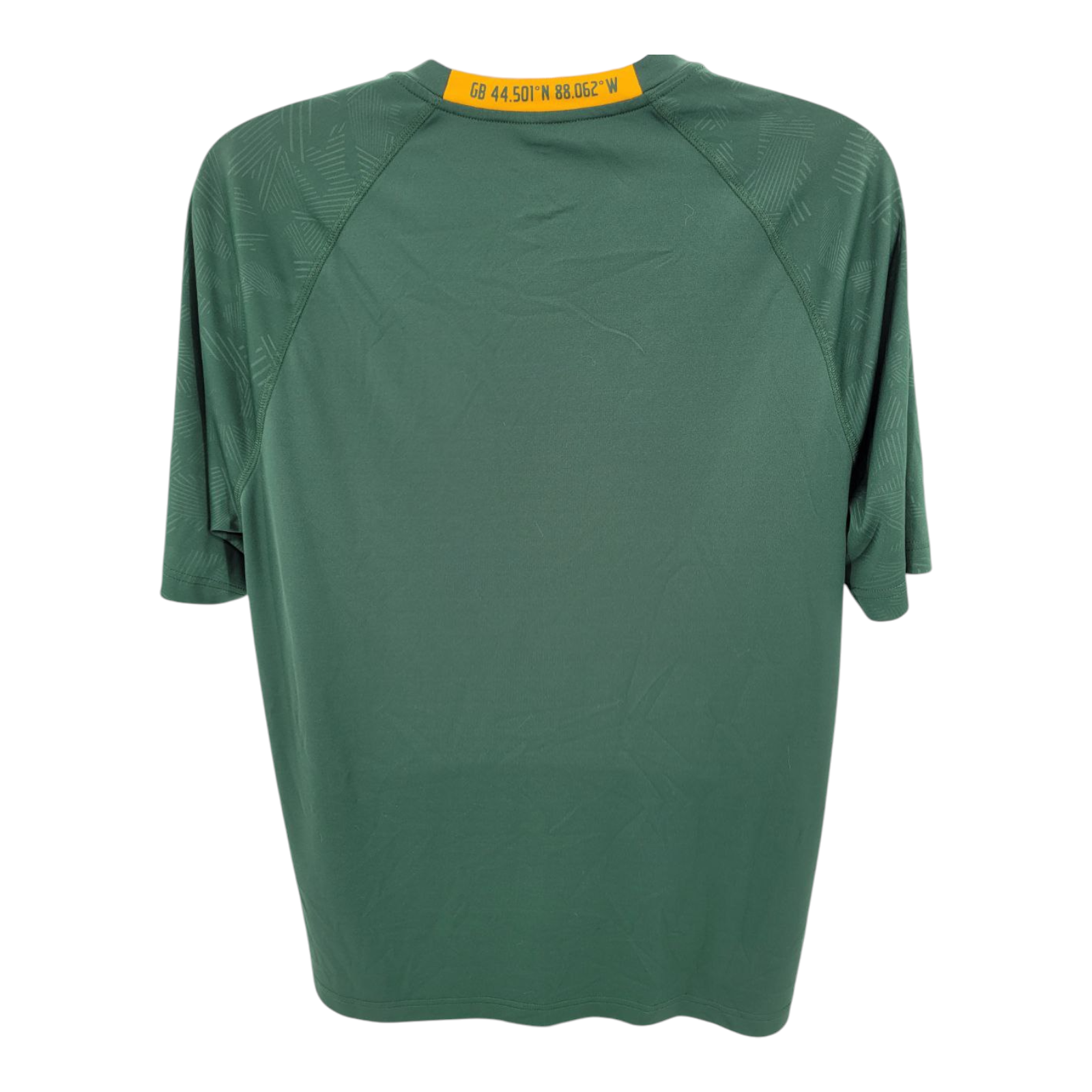 Fanatics NFL Green Bay Packers Go Pack Go Shirt Green Yellow Adult XL