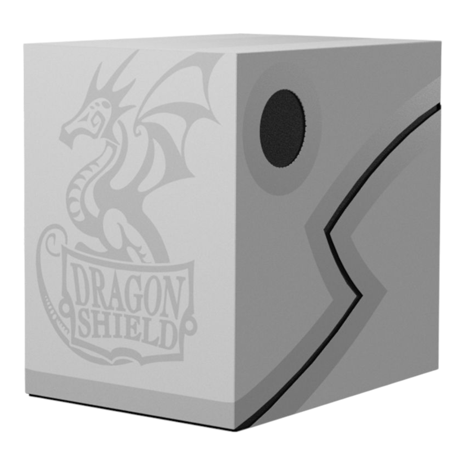Dragon Shield Deck Box Double Shell Ashen White Black