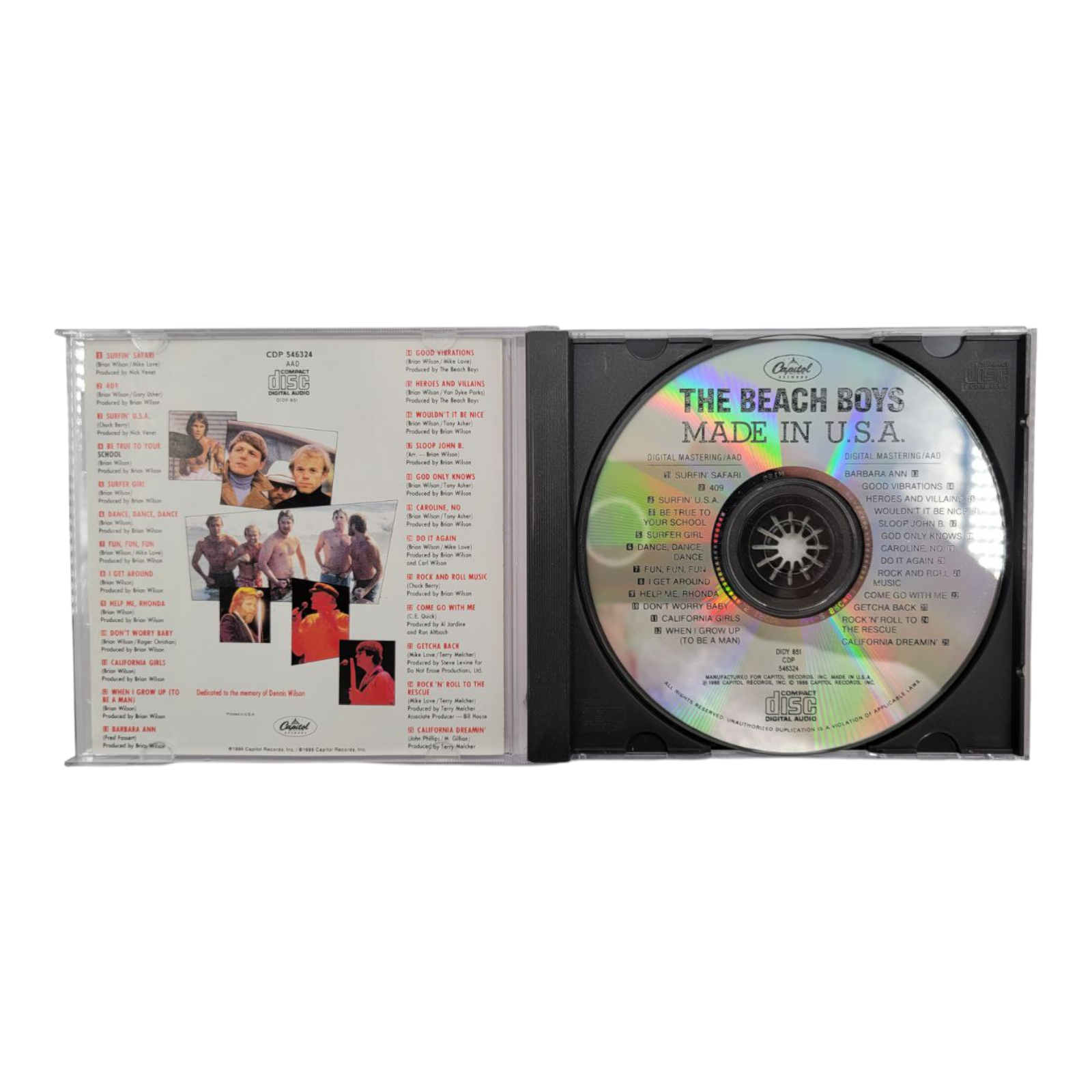 Jukebox Hits 1958 Good Old Rock and Roll The Beach Boys Fats Domino CD Bundle