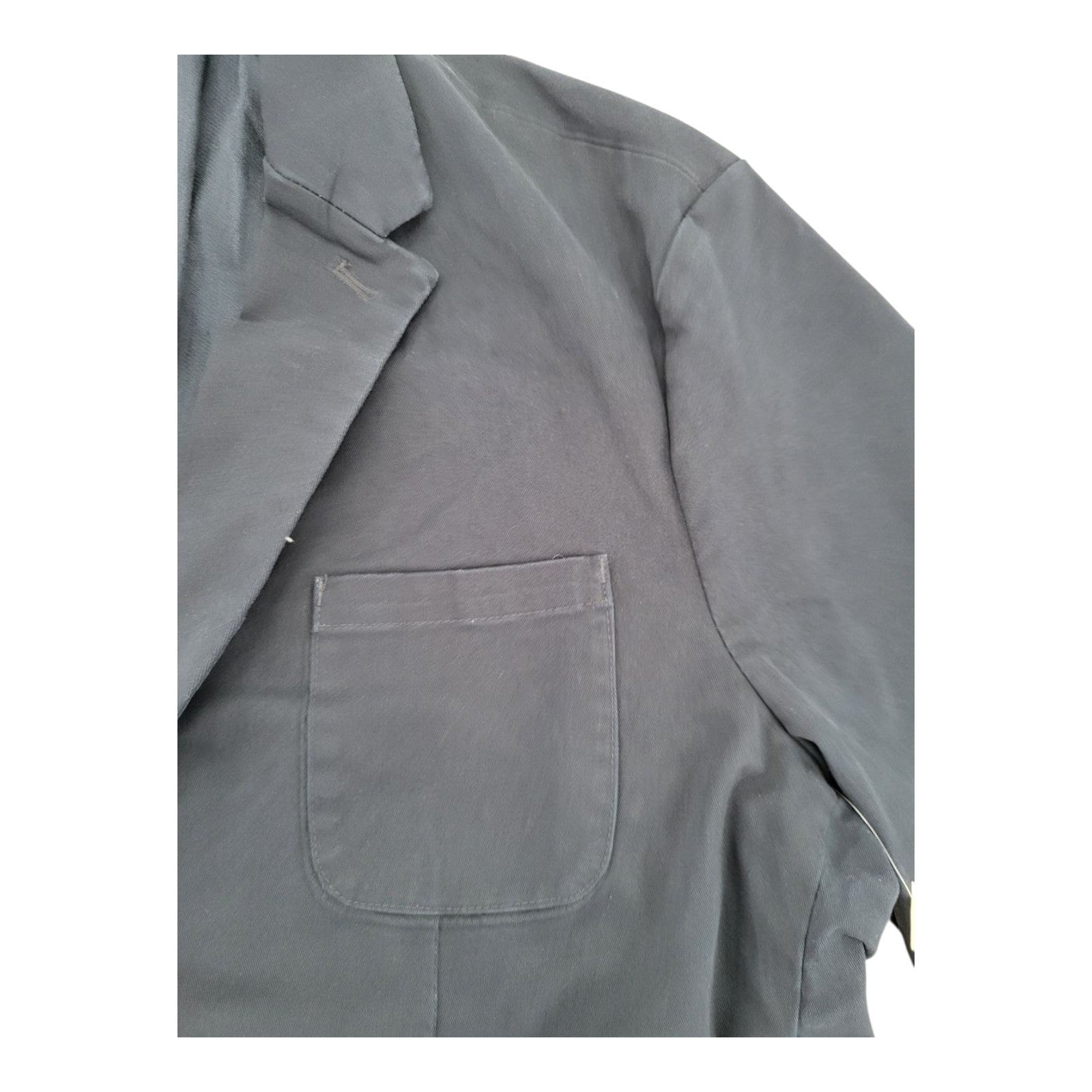 Goodthreads Men's Navy 2-Button Blazer Jacket Casual Cotton Size XXL Tall