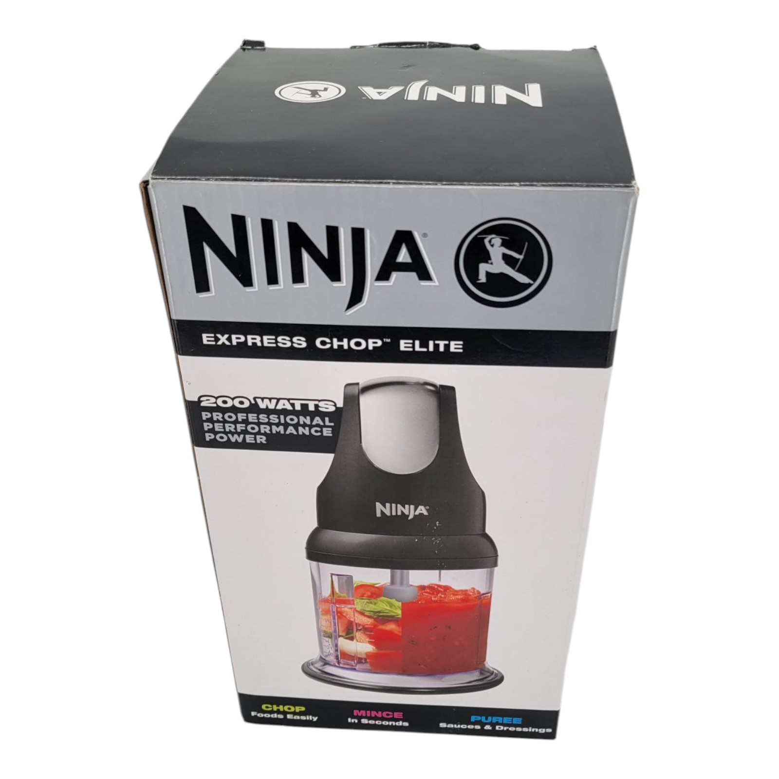 Ninja Food Chopper Express Chop 200W 16 Oz Bowl for Mincing Grinding Blending