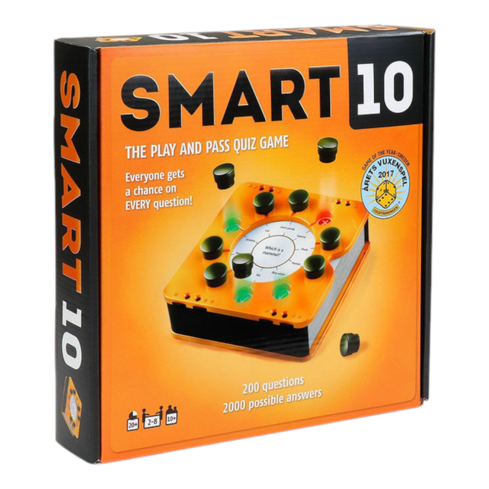 Smart 10 Portable Pass and Play Trivia Game by Bananagrams