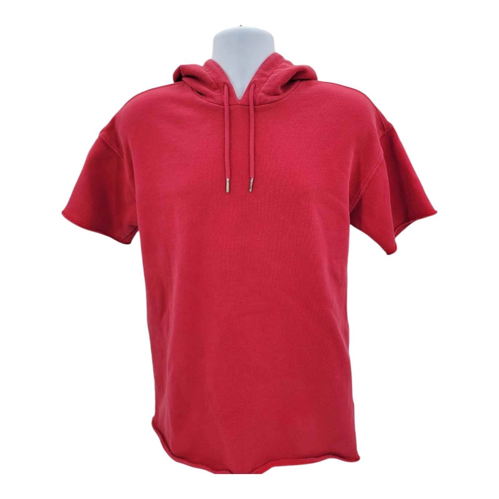 PacSun Los Angeles Mens Short Sleeve Hoodie Red Pullover Size Small