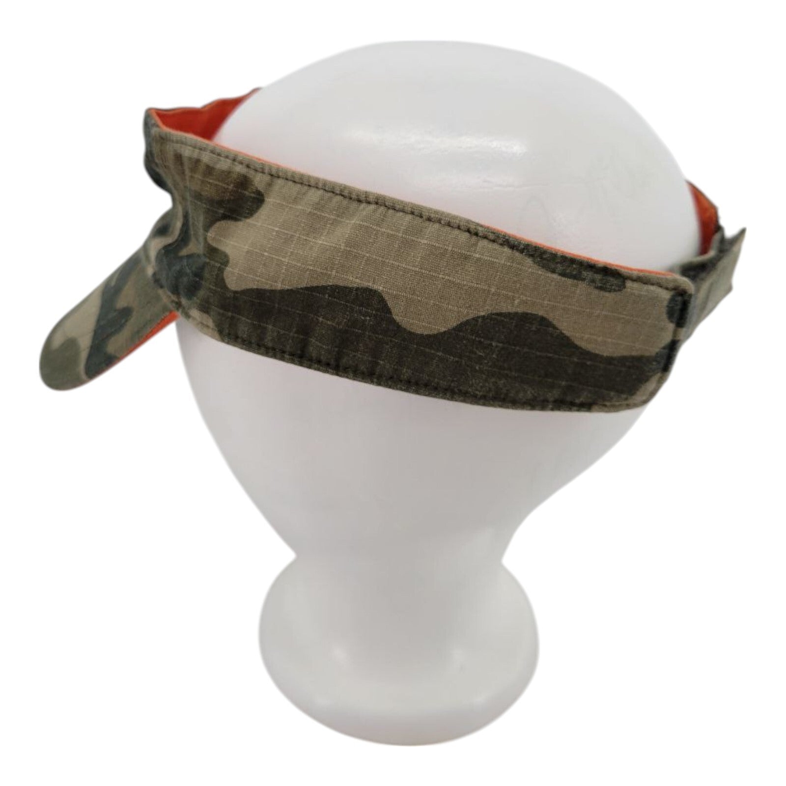 GAP Kids Camo Visor Green Orange Embroidered G Adjustable Hat L/XL