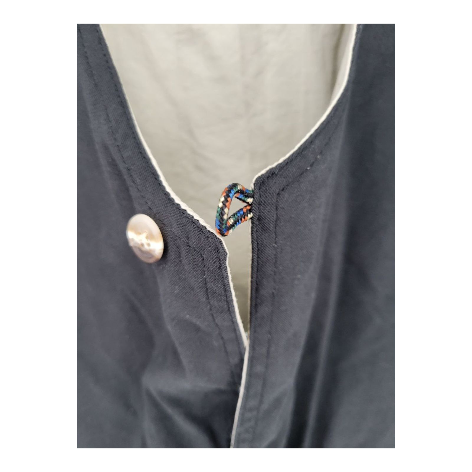 RailRiders Mens Black Button Vest Zipper Pockets