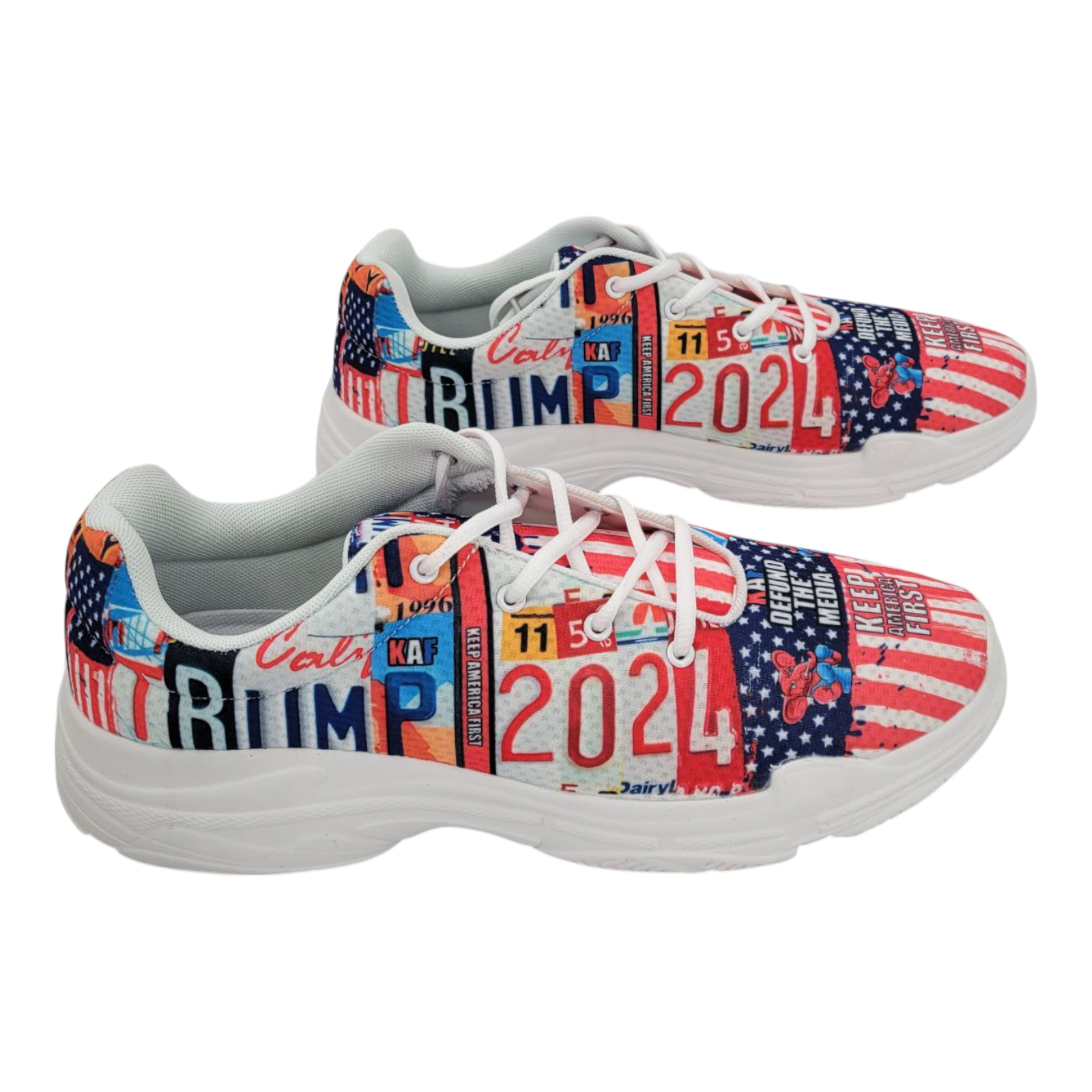 Unbranded Donald Trump 2024 Keep America First Tennis Shoes Mens Size 11.5