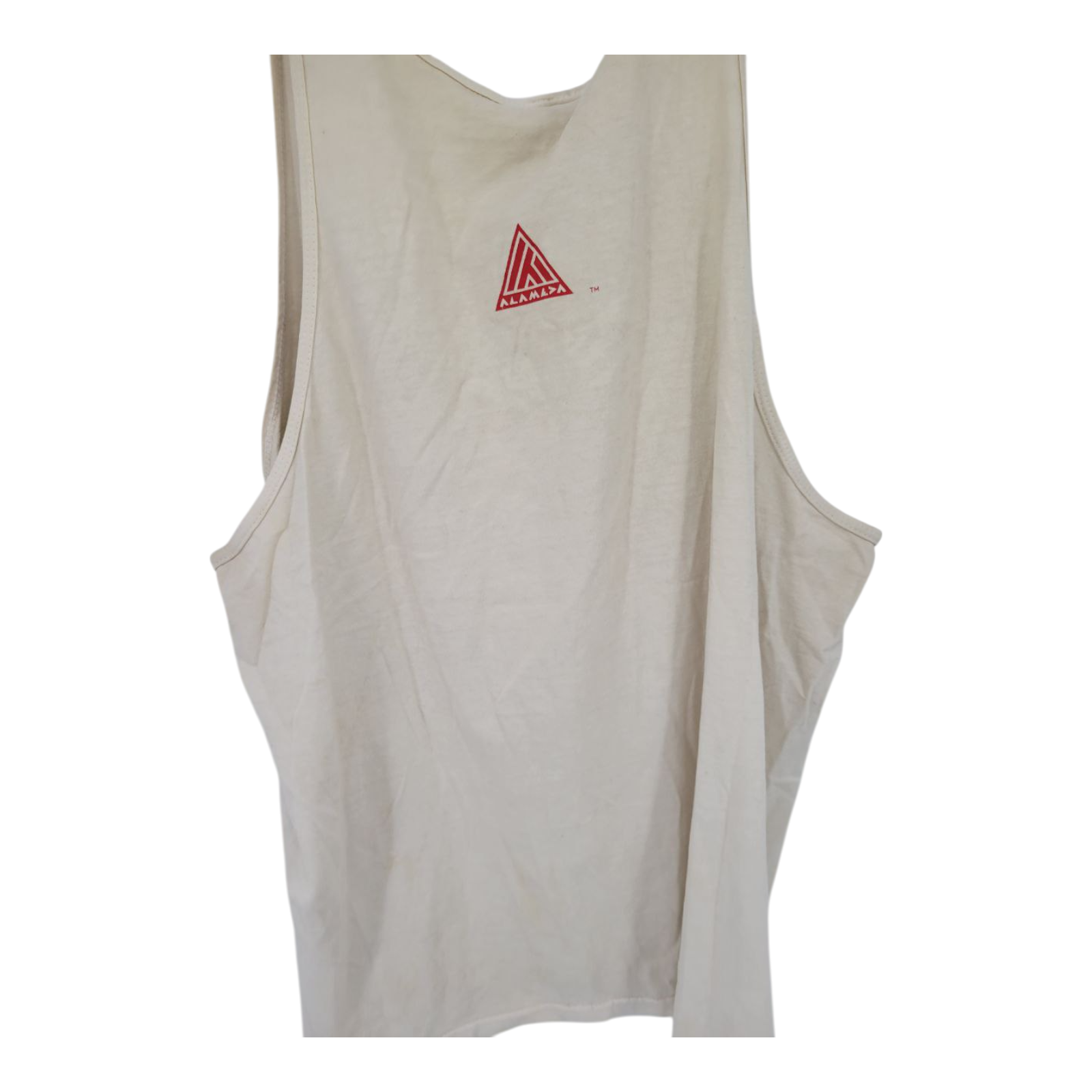 Fruit of the Loom Beige Won’t Move Itself Alambda Gym Muscle Tank Top XL