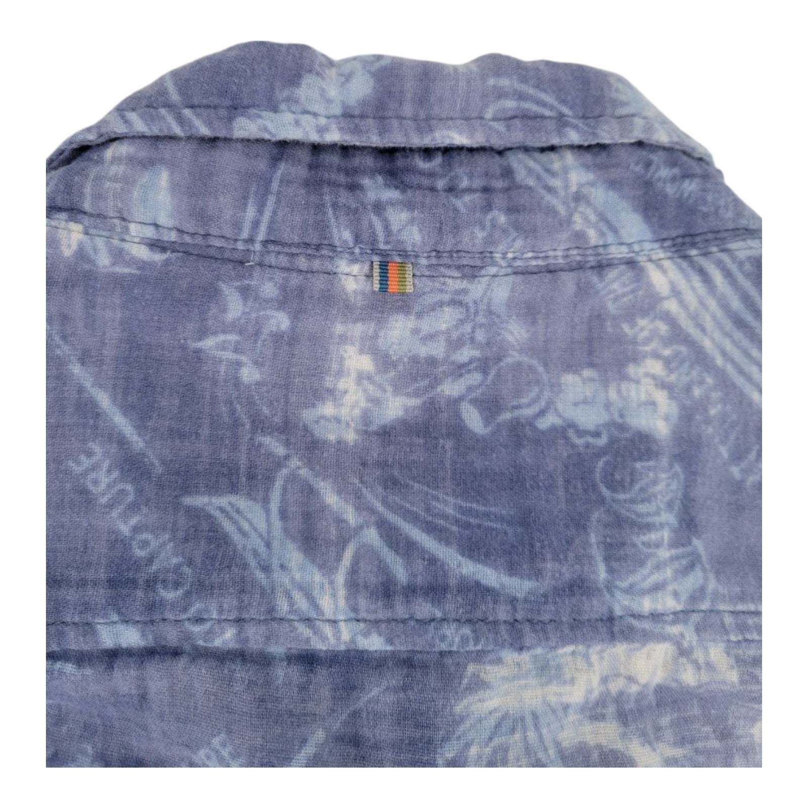 Margaritaville Men's Blue Hawaiian Shirt XXL Aloha Island Cotton Blend