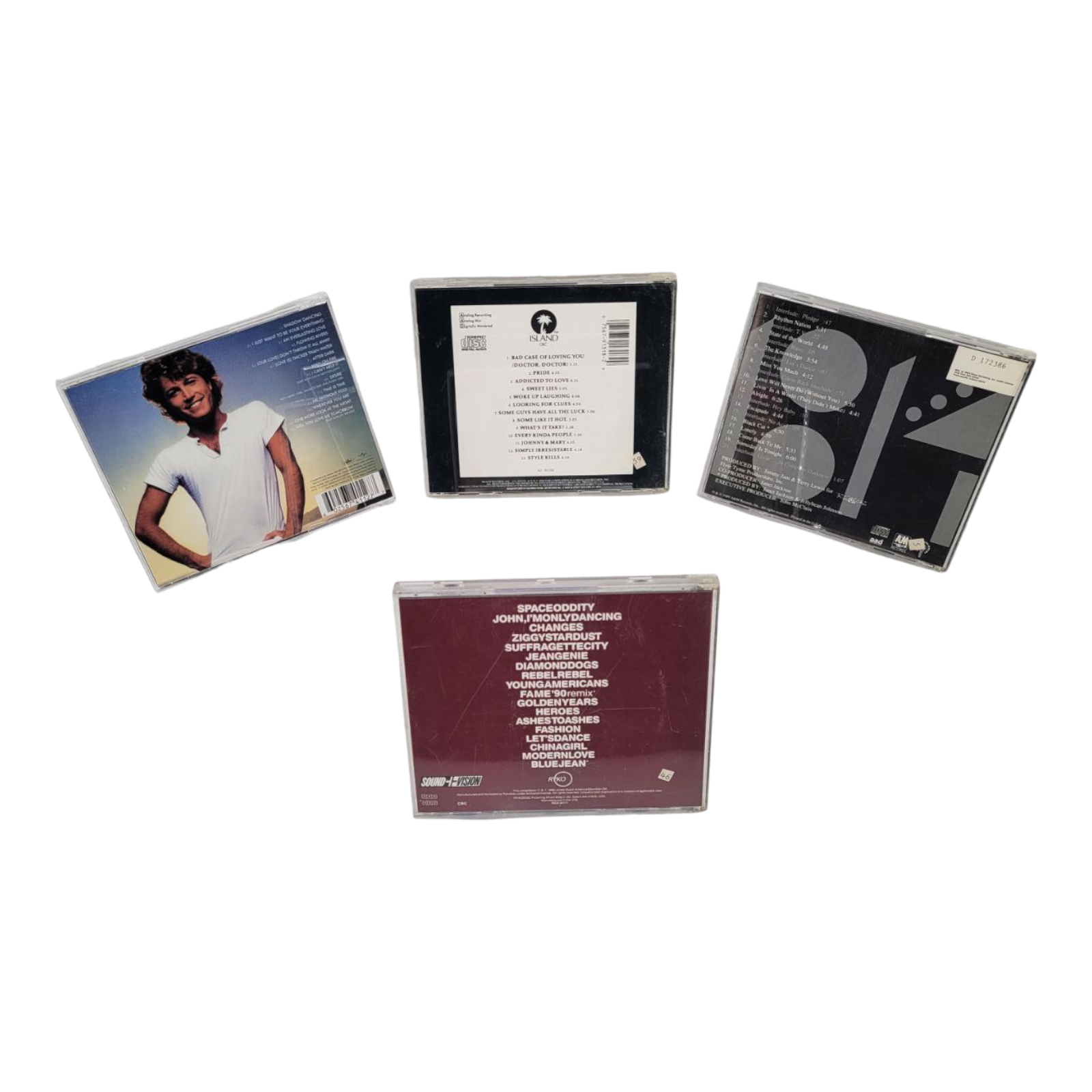 David Bowie Janet Jackson Robert Palmer Andy Gibb 4 CD Bundle