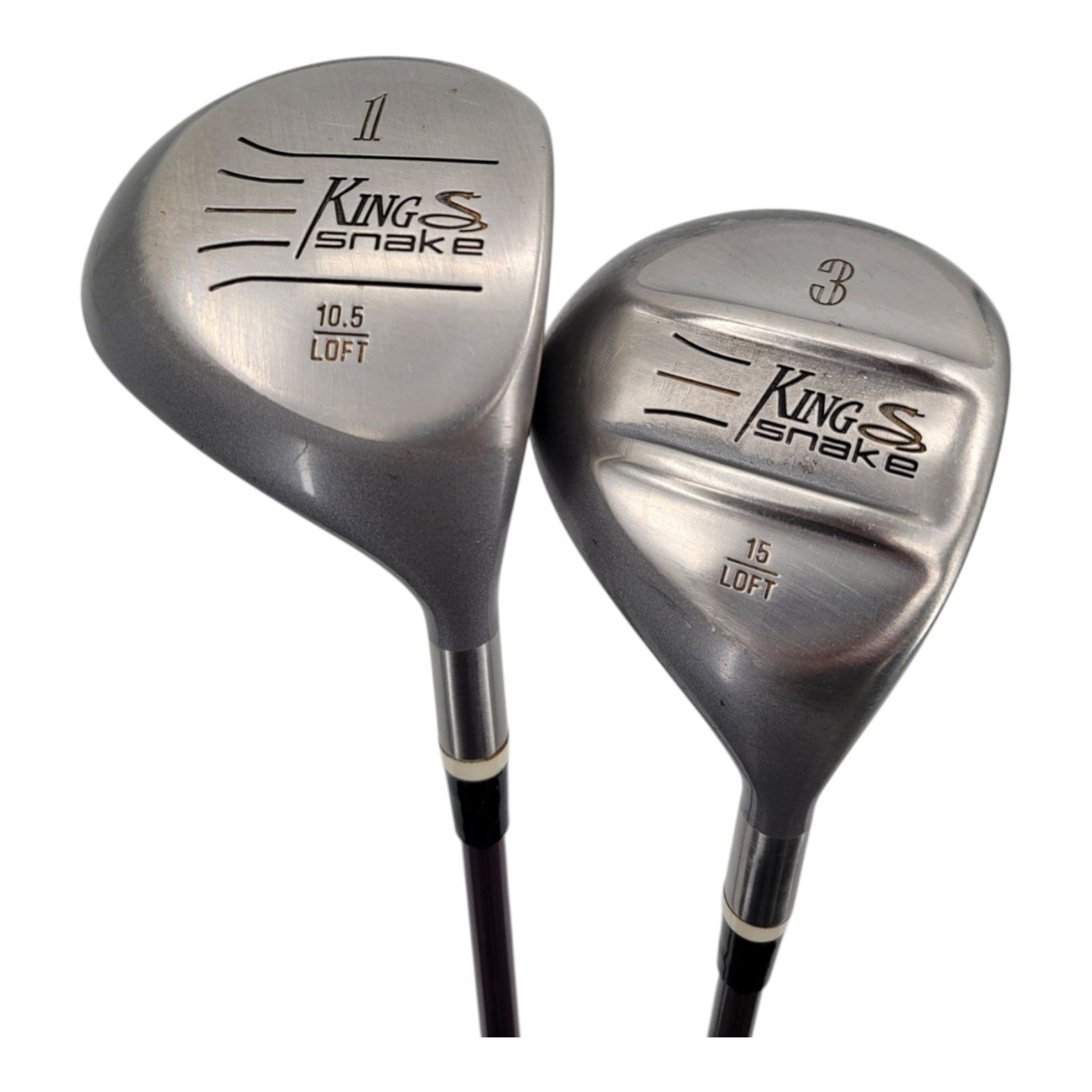 King Snake Ladies RH Driver & 3 Wood Bundle L Flex Graphite Golf Clubs