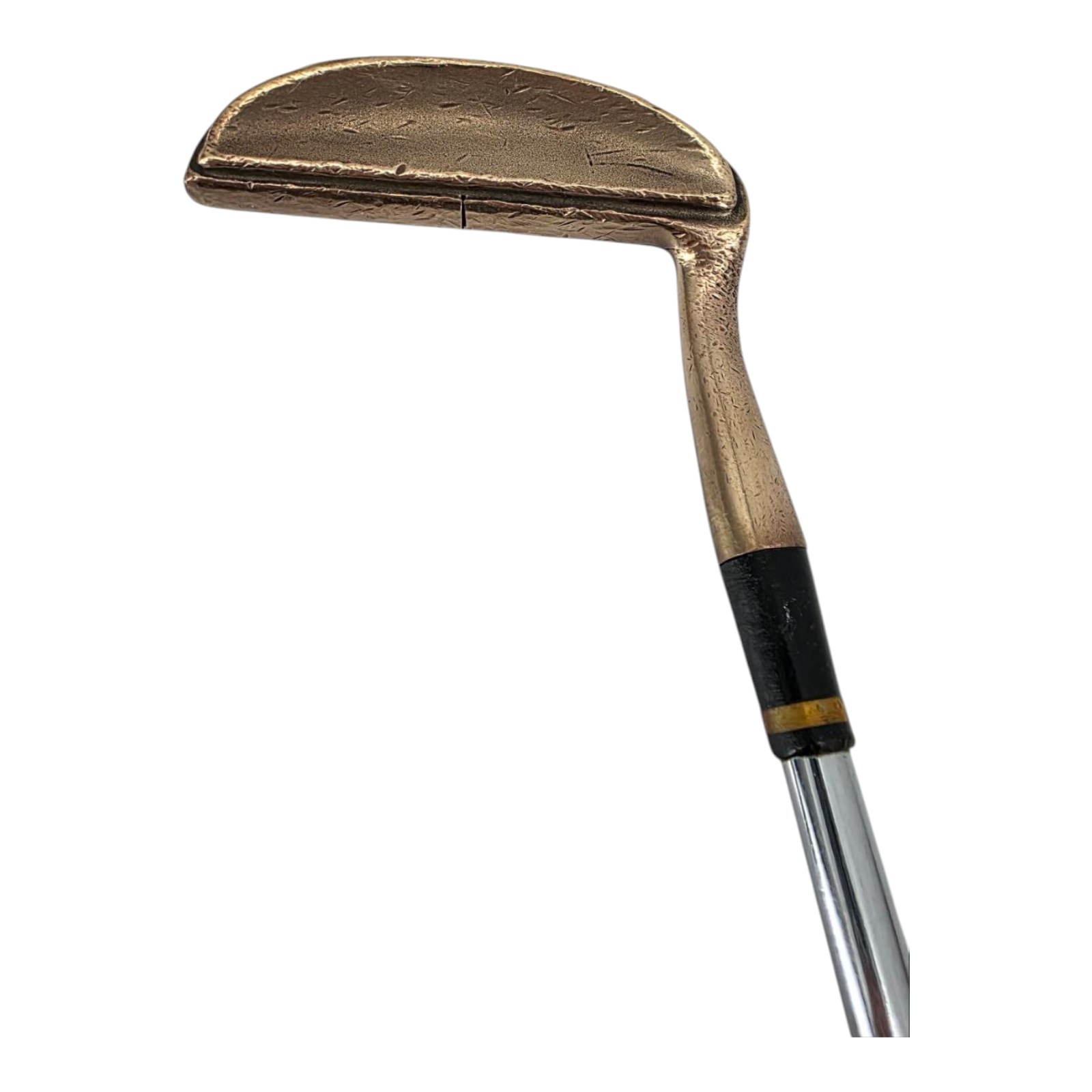 Spalding 66 Blade Putter Copper Finish Golf Club Mens RH Steel Shaft 35"