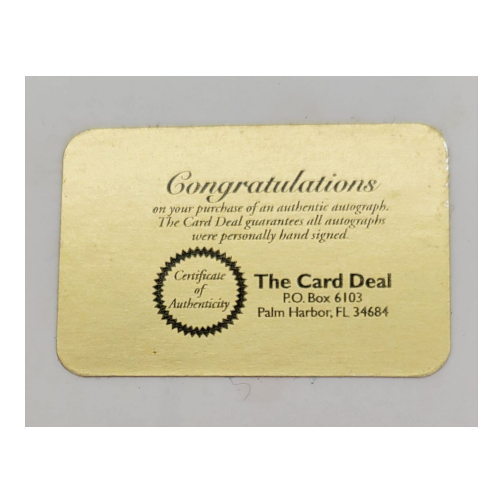 NCAA Miami Hurricanes Football Player #34 Autographed Photo