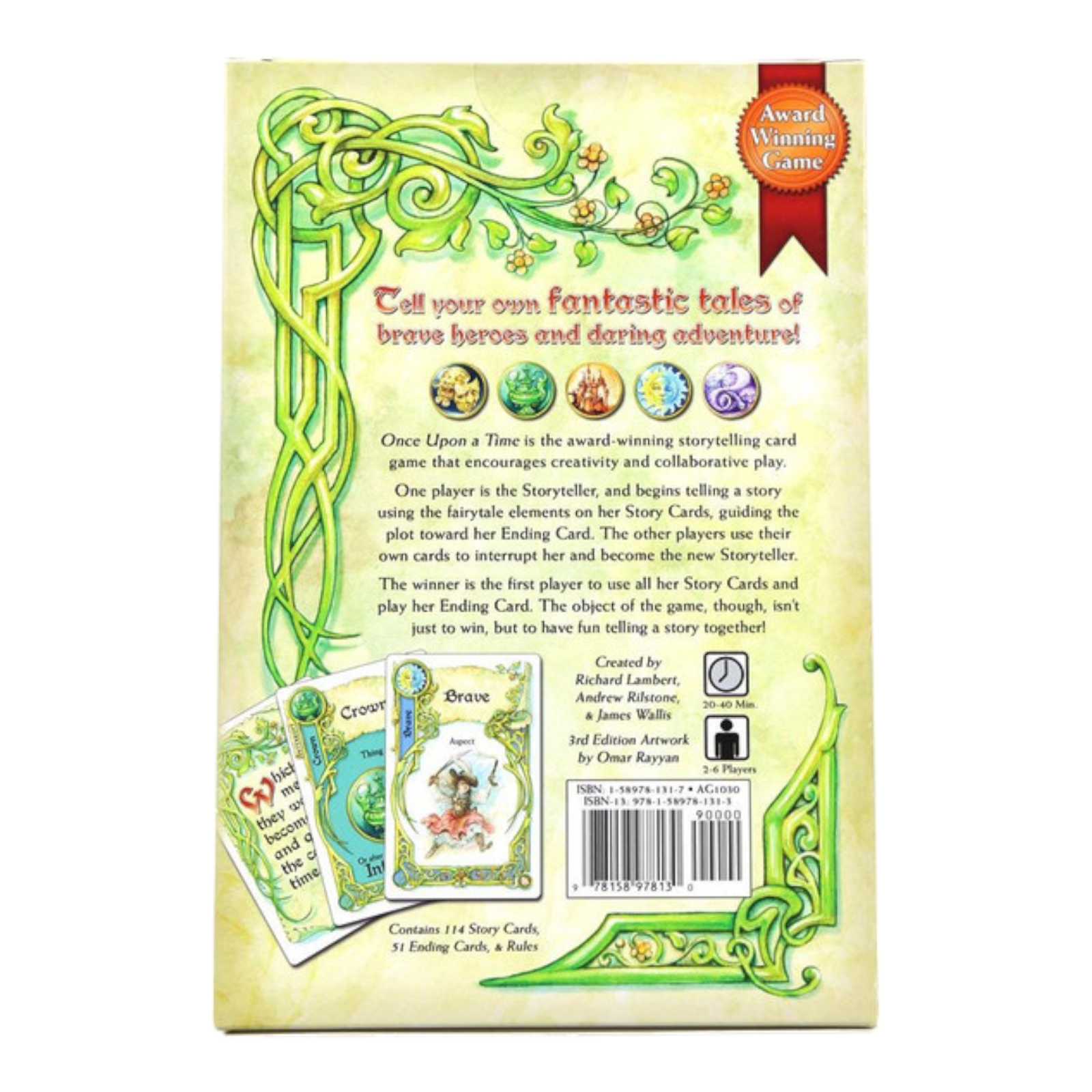 Once Upon a Time Storytelling Card Game 3rd Edition by Atlas Games