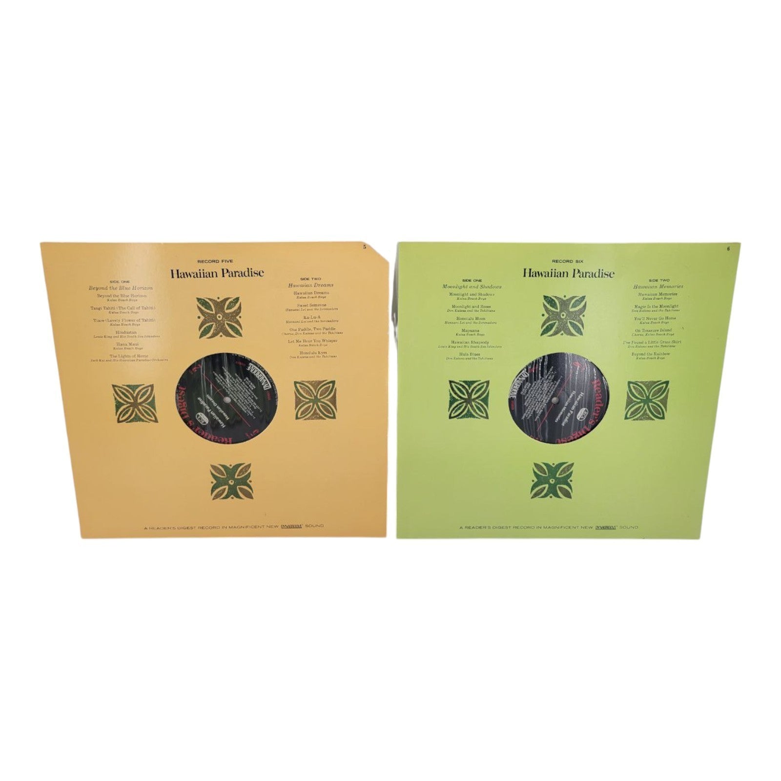 Readers Digest Hawaiian Paradise Delightful Music Of The Islands 6 Vinyl LP Set