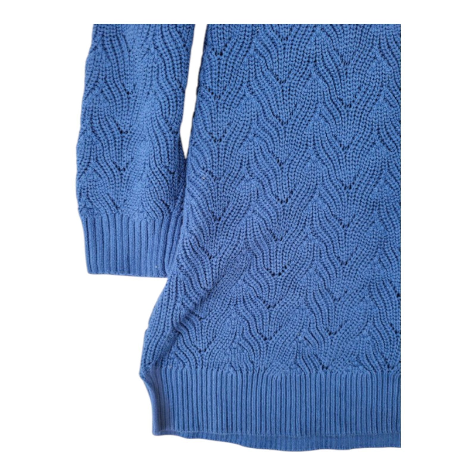 Style & Co Plus Sweater 2X Ocean Tide Blue Pullover Textured Knit Women's