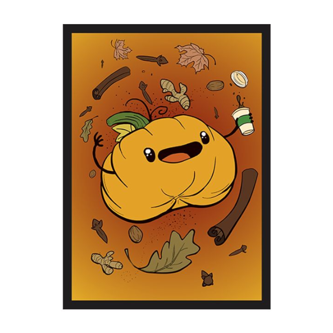 Legion Supplies Pumpkin Spice Deck Protector Sleeves 50 Count Matte Finish