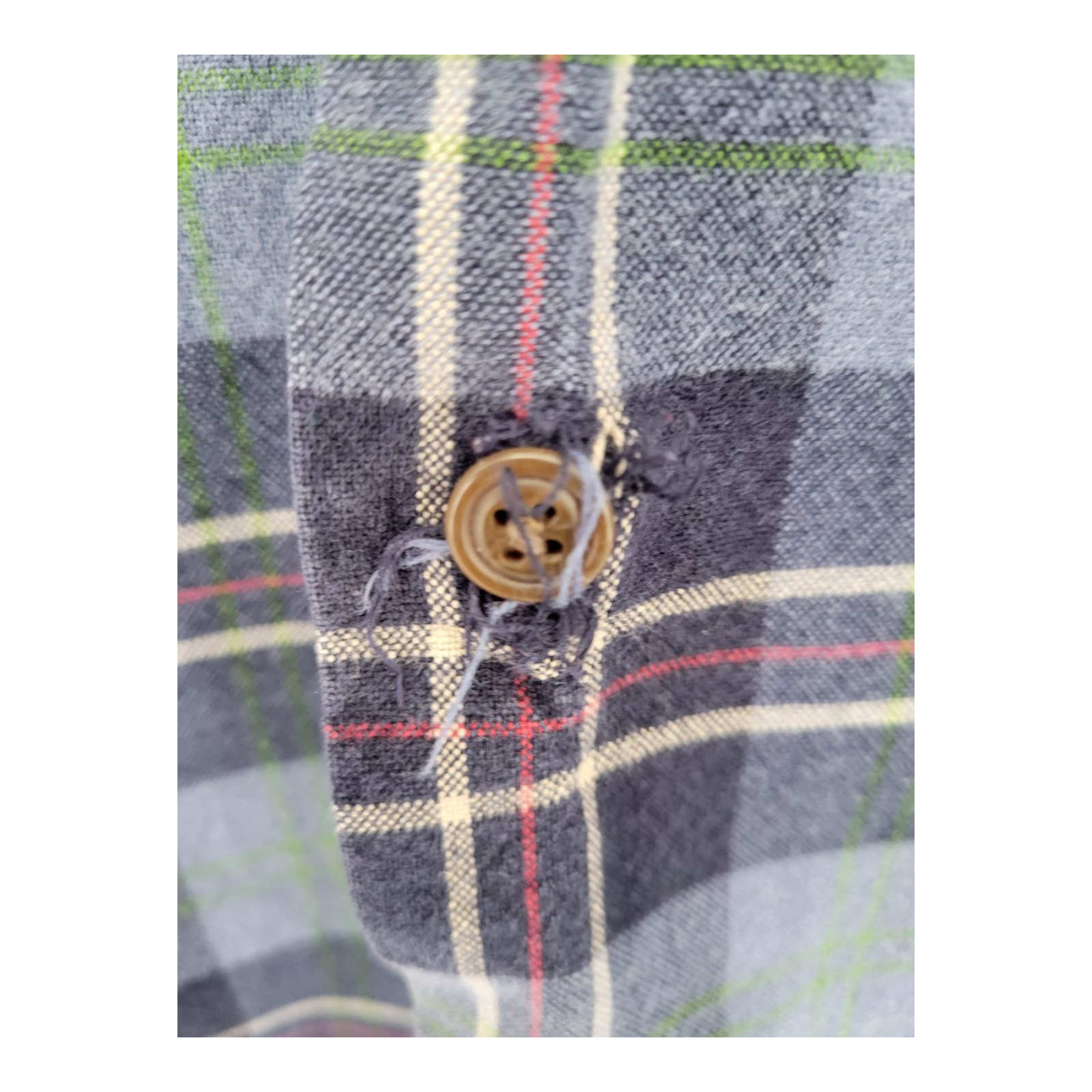 Gap Mens Blue Plaid Flannel Long Sleeve Shirt Size XXL