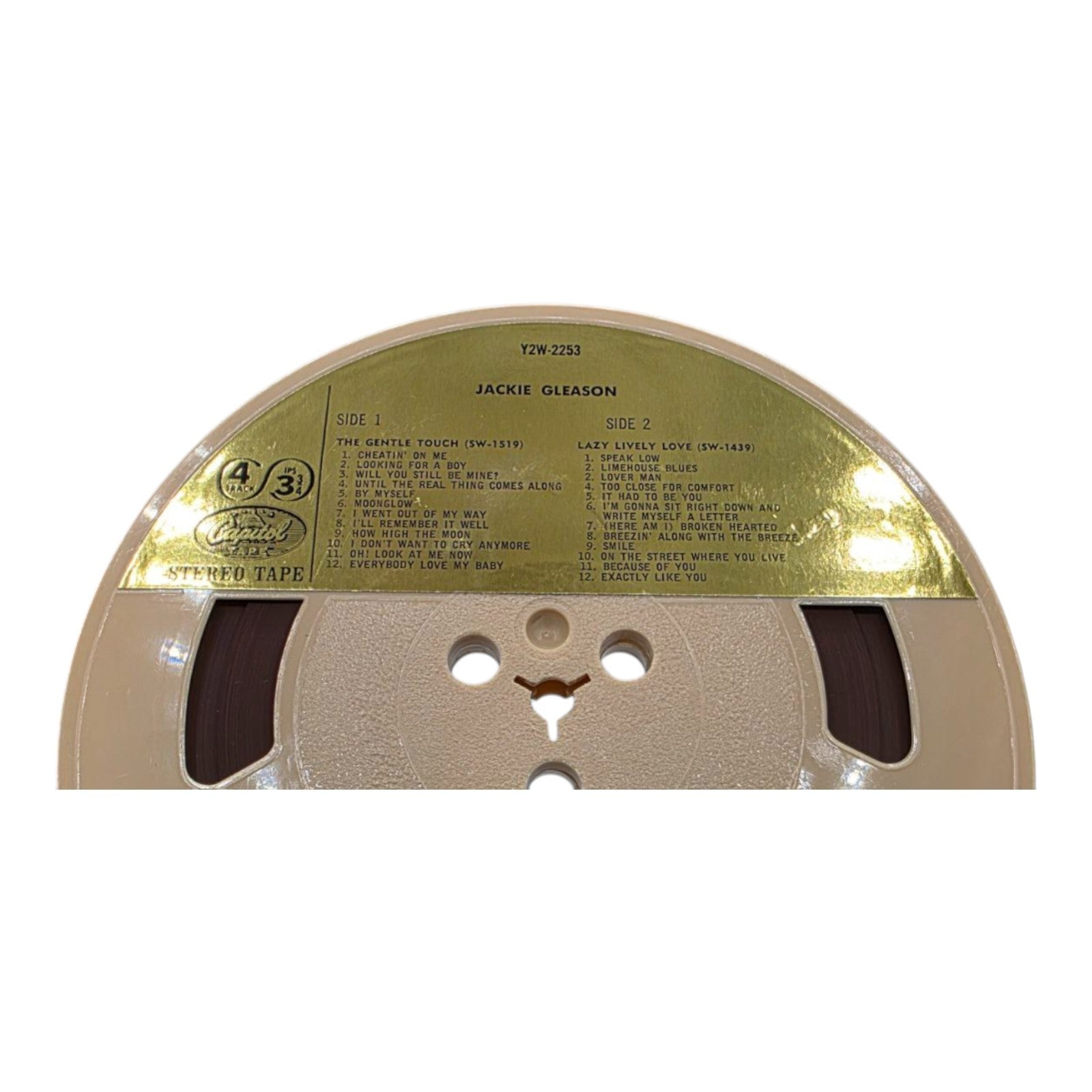 Jackie Gleason The Gentle Touch Lazy Lively Love Reel to Reel Tape Y2W 2253