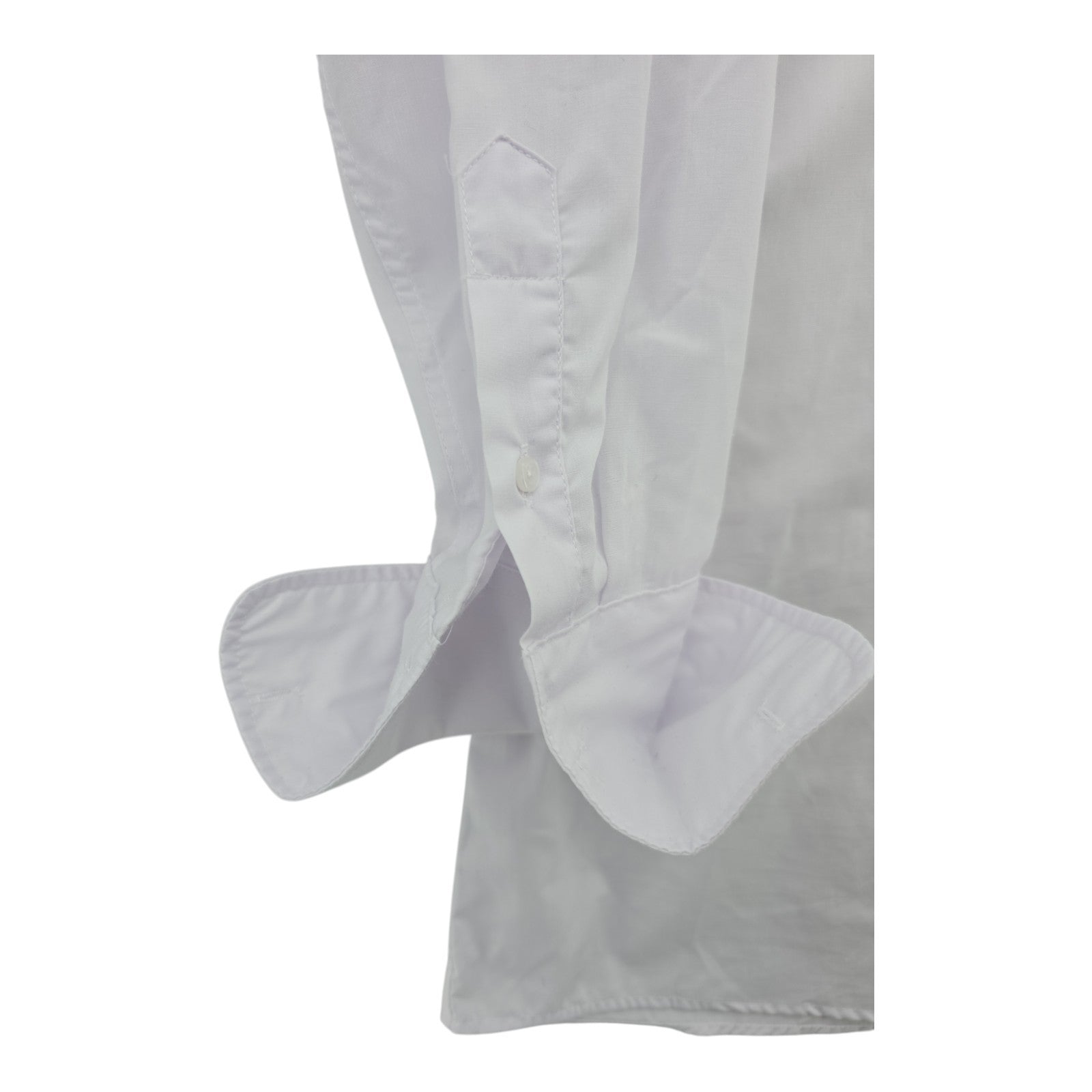 Henri Picard by Don Jonathan White Dress Shirt Men’s 18½ 36/37 Long Sleeve